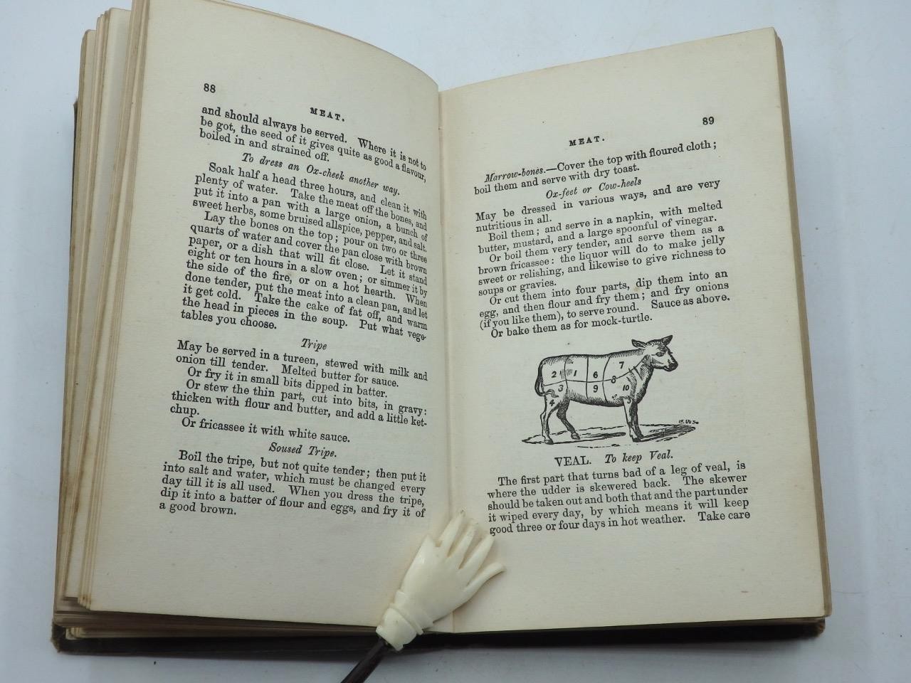 Antique c1870 EVERY FAMILY’S COOKERY BOOK By an Experienced Victorian Cook