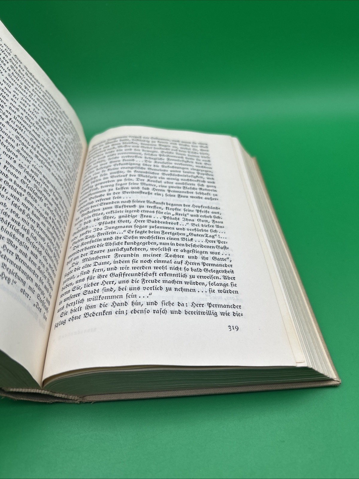 Buddenbrooks by Thomas Mann 1930 S. Fischer Verlag German Language Book