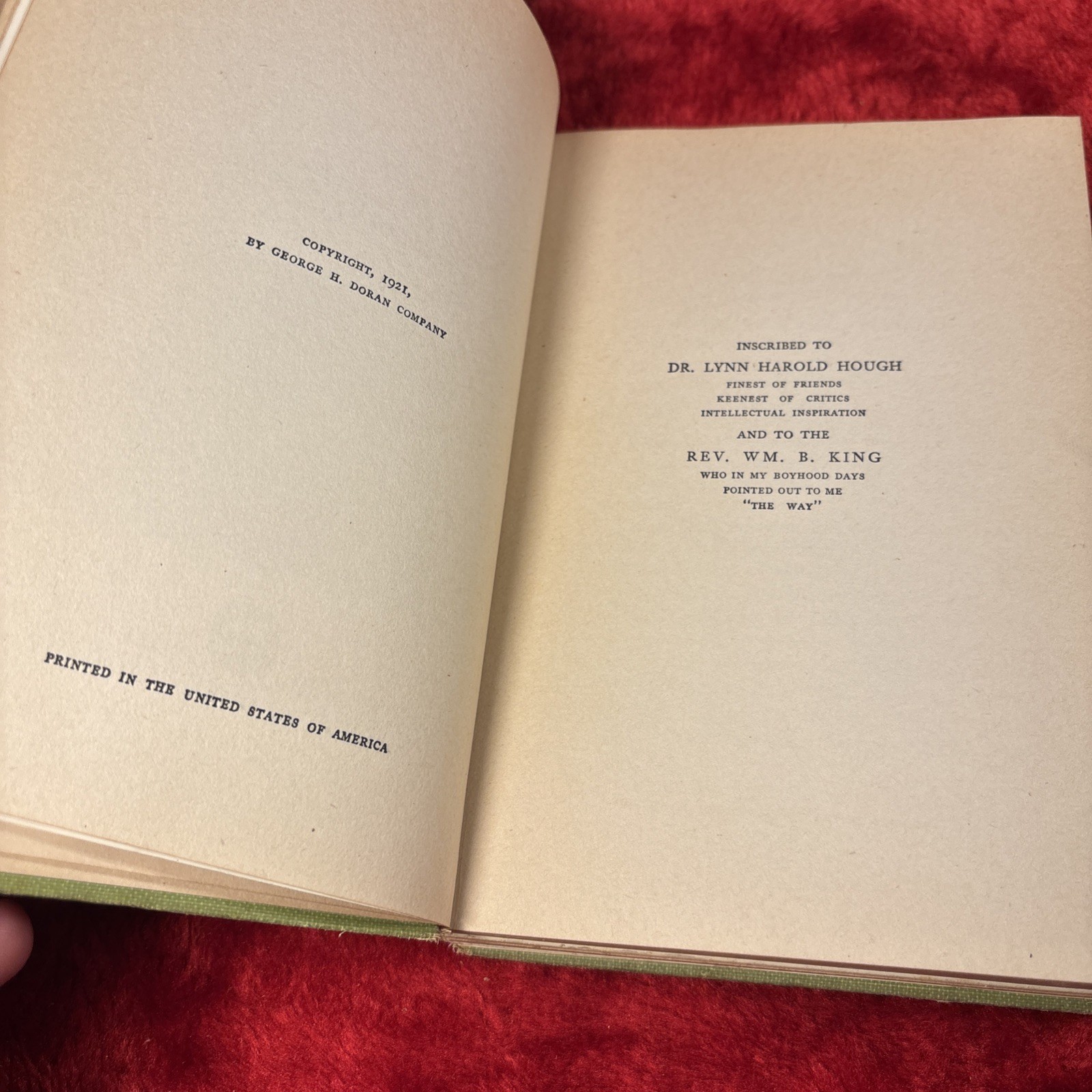 *Signed* 1921 Standing Room Only william L. Stidger 1st Edition inscribed