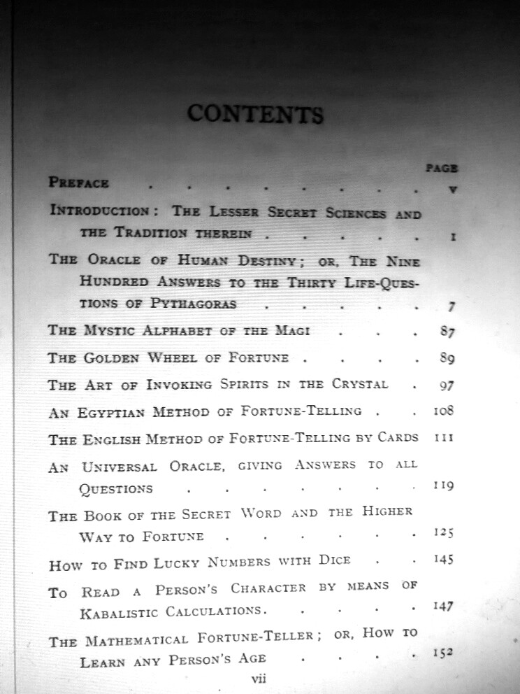 antique book rare occult divination cartomancy tarot rider cagliostro oracle art