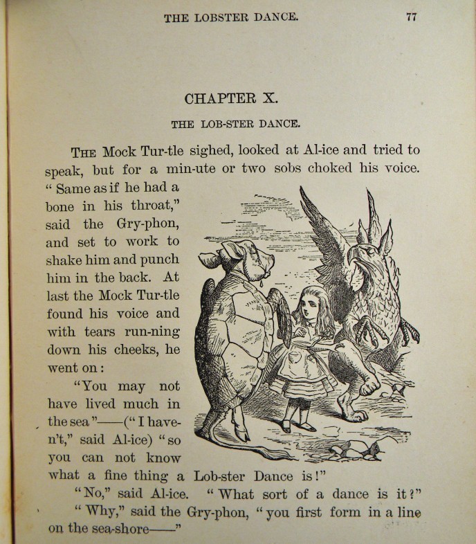 RARE Alice in Wonderland FIRST EDITION Lewis Carroll TENNIEL ILLUSTRATED Antique