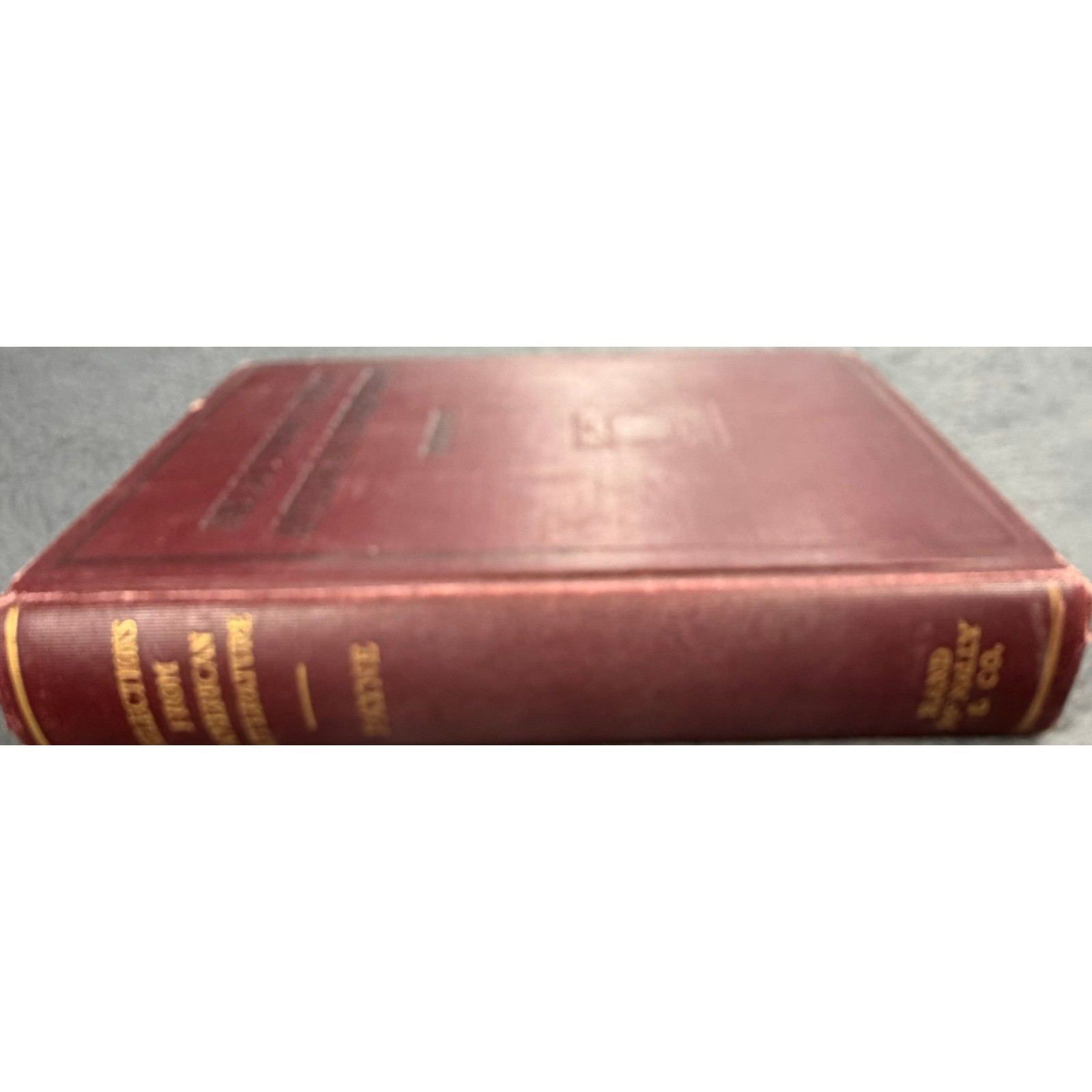 Selections from American Literature Leonidas Warren Payne Rand McNally Hardcover
