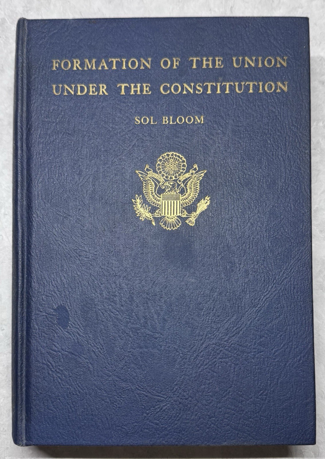 Formation of the Union Under the Constitution Congressman Signed Edward McCowen
