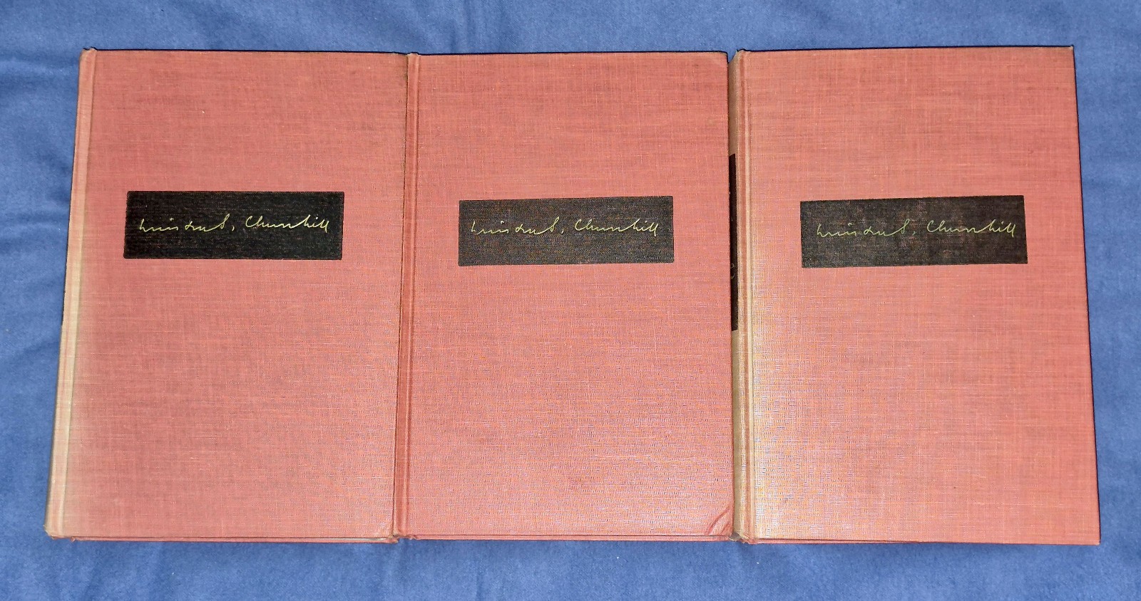 The Second World War by Winston S. Churchill – 6 Vol. set – Houghton Mifflin Co.