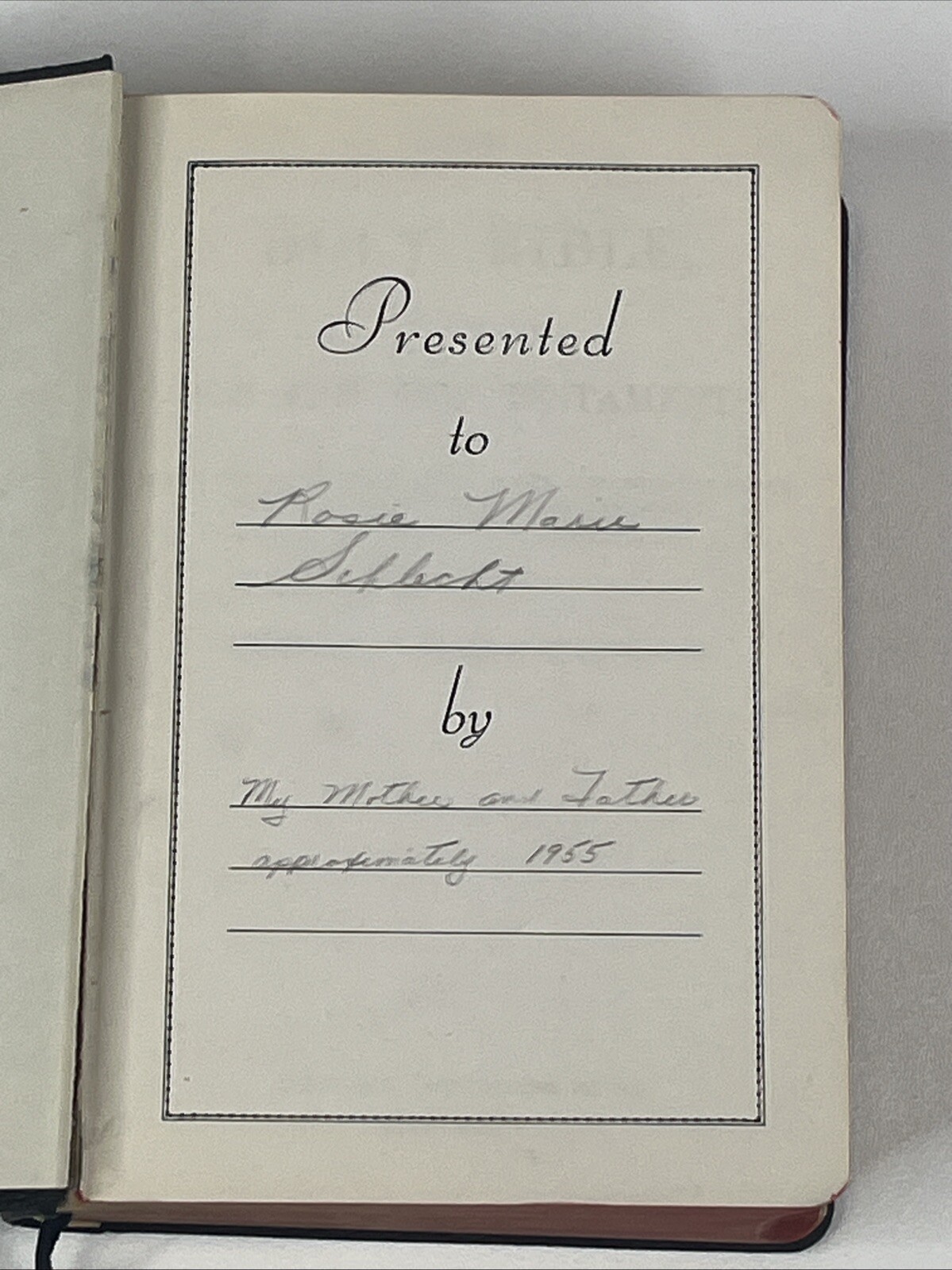 Holy Bible Teachers’ Edition Self-Pronouncing Concordia Hardcover 1950s Gilded