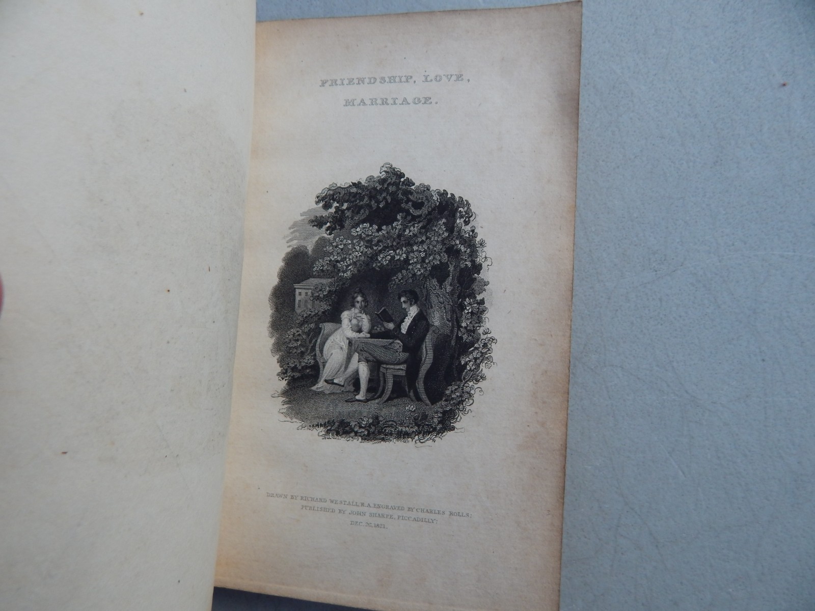 1822 FULL LEATHER “A FATHER’S LEGACY TO HIS DAUGHTERS” BY DR. JOHN GREGORY