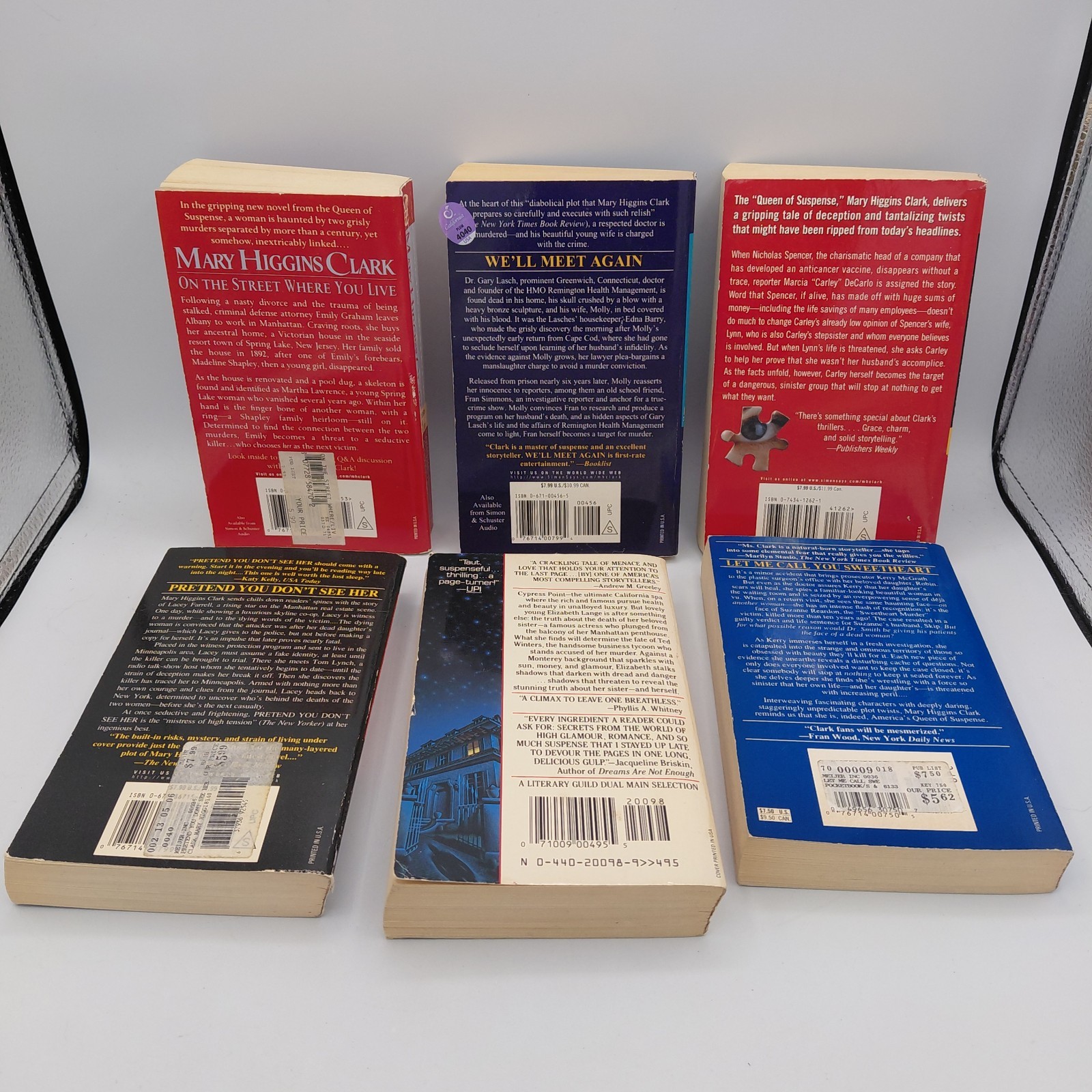 Mary Higgins Clark Lot of 23 Suspense Novels – Books Paperback Editions