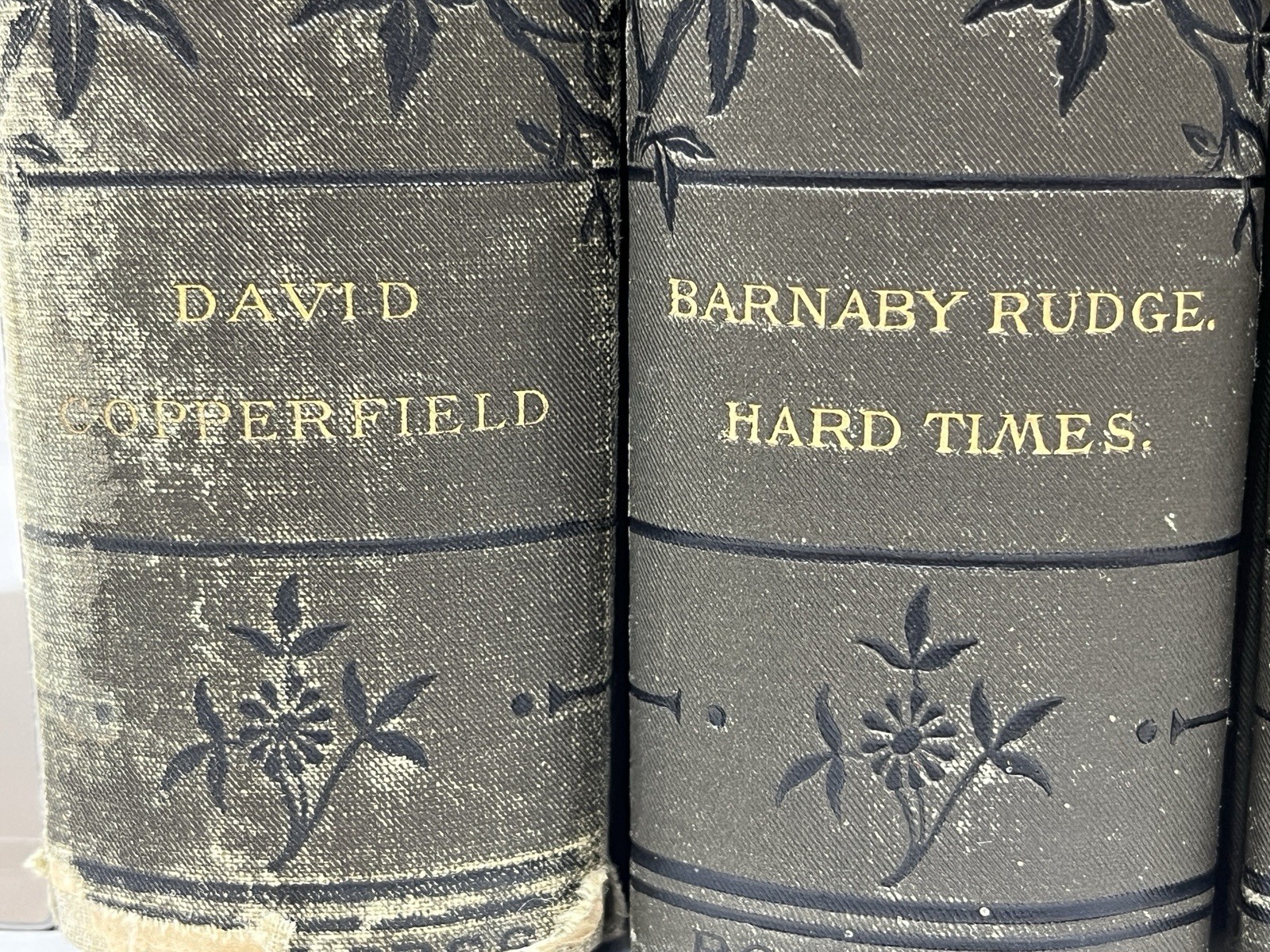 Antique 19th Century Charles Dickens Copperfield Edition Books – 8 Volume Set
