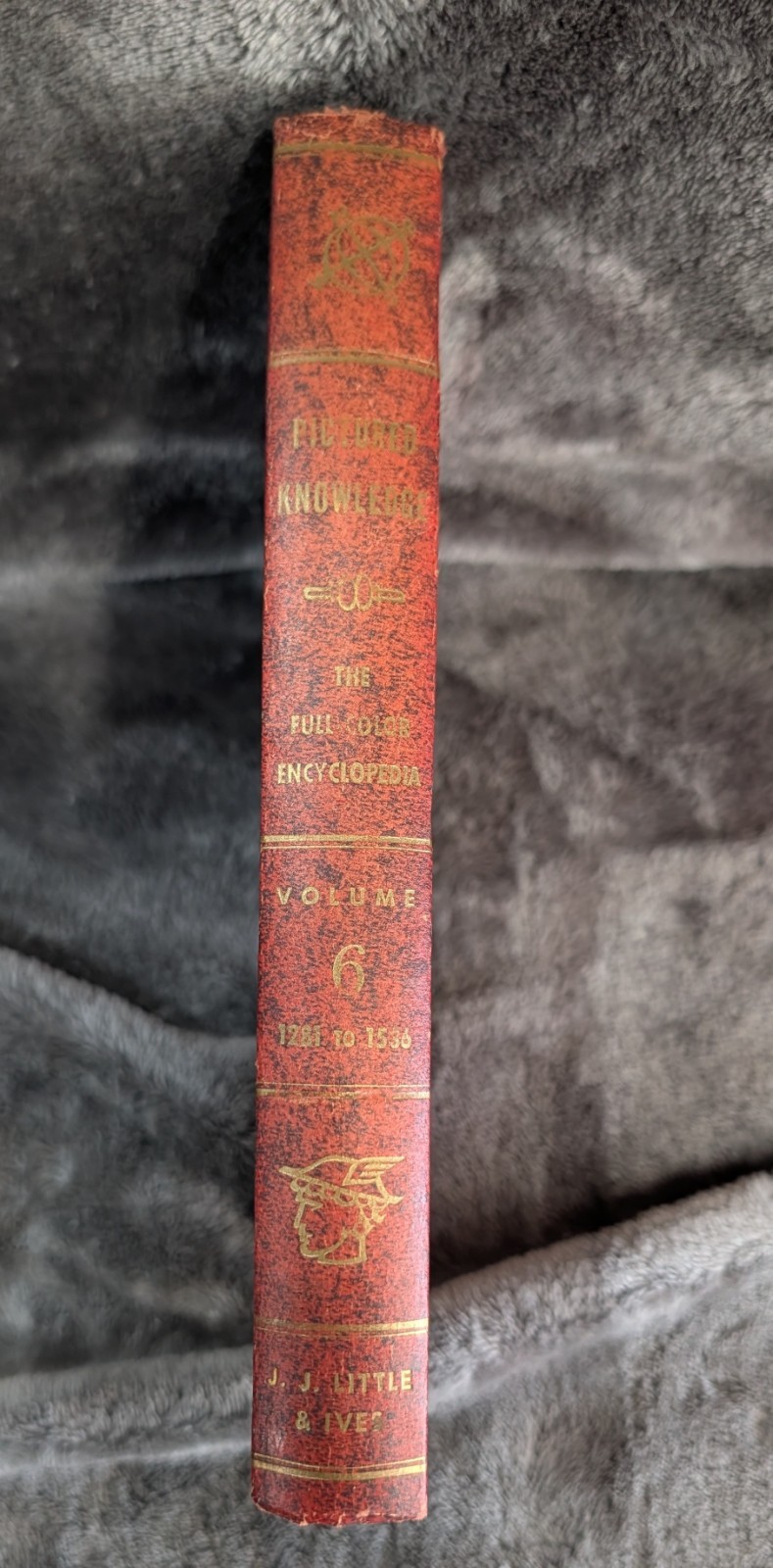 1957, J.J. Little & Ives Pictured Knowledge, Color Encyclopedia, Vol 6 2nd Print