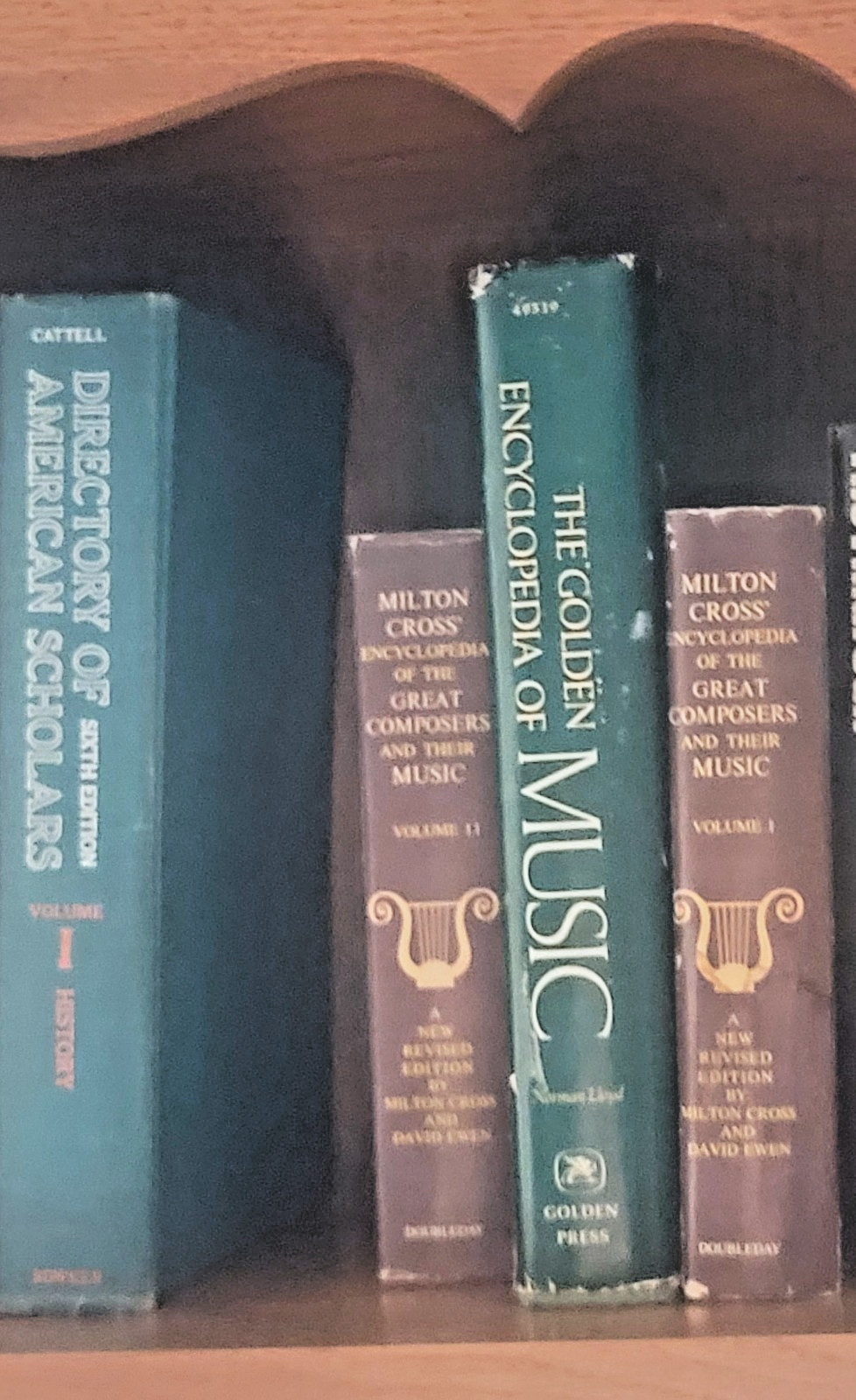 VTG Music Encyclopedia Lot Norman Lloyd 1st Ed + Milton Cross 2-Vol Set 1962-68