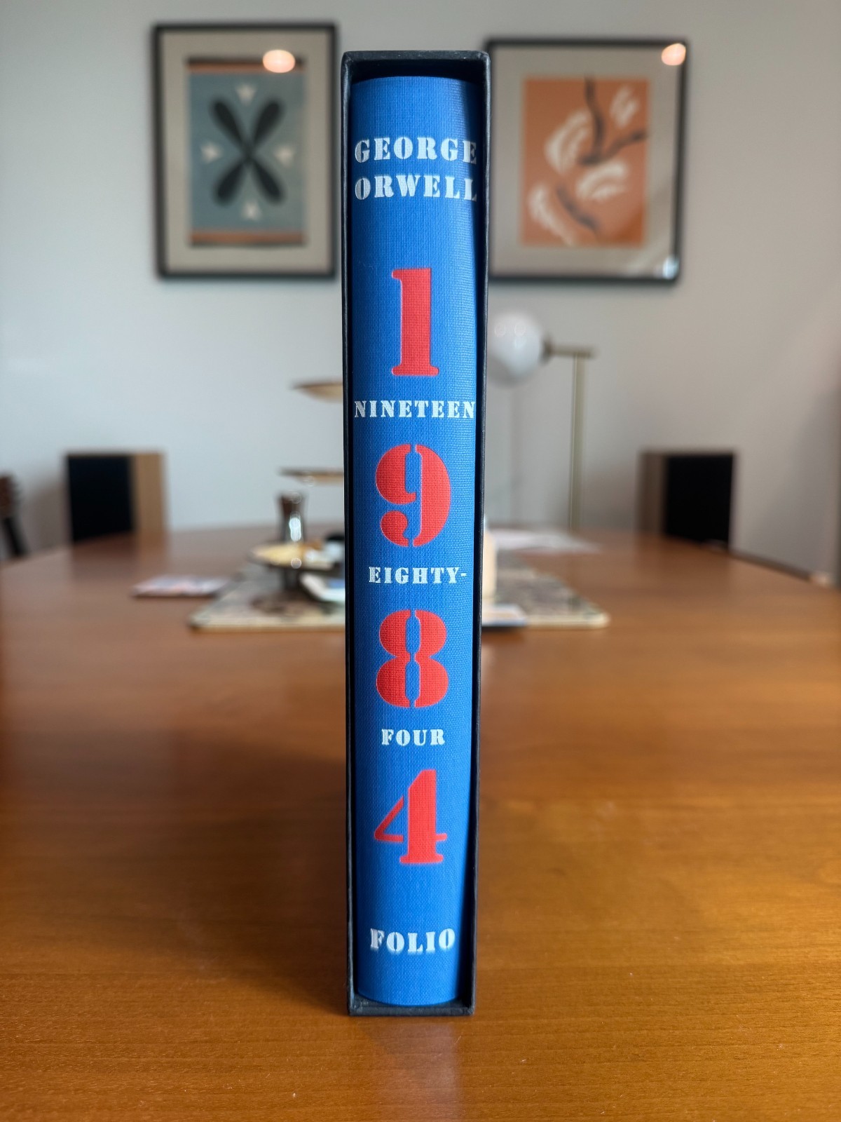 George Orwell 1984 Folio Society Edition out of print 2014 Illustrated Burton HC
