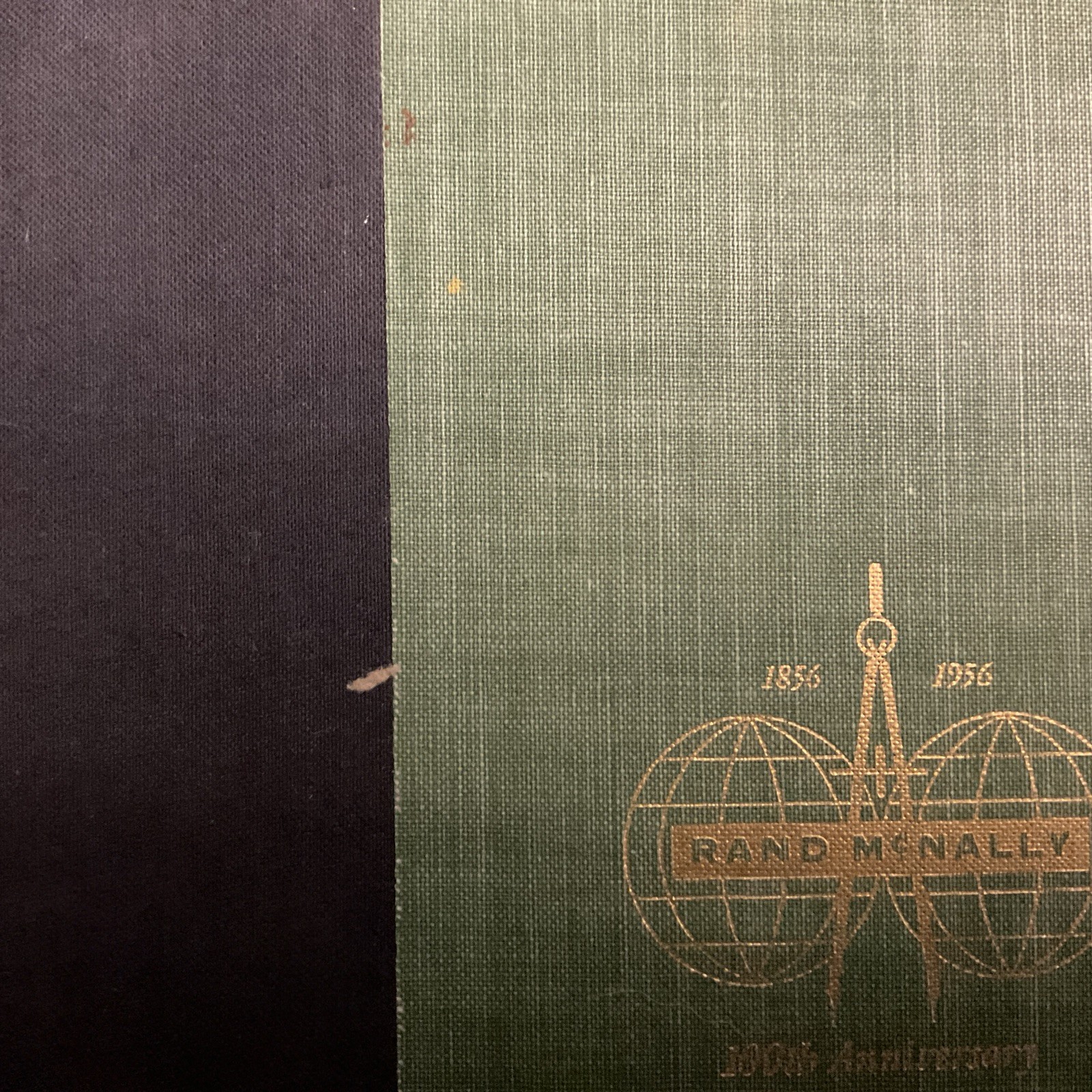 Rare 1956 Rand McNally 100th Anniversary Book – Employee Edition/With Letter