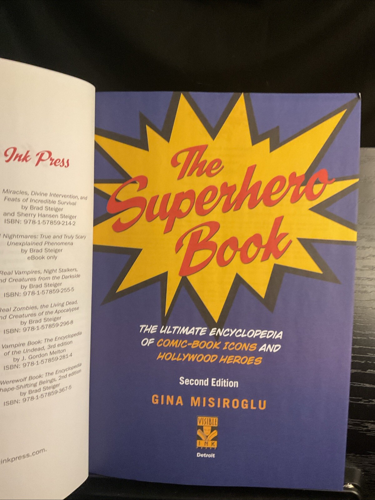 The Superhero Book Gina Misiroglu second edition comic book encyclopedia