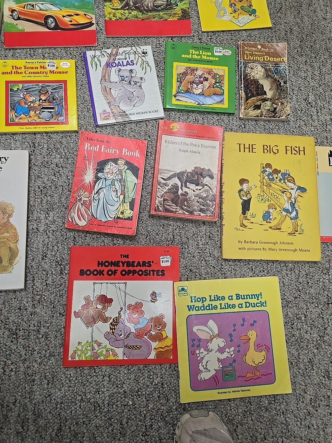 Lot of 19 Vintage Mixed Authors Paperback & Hardcover Children’s Story Books