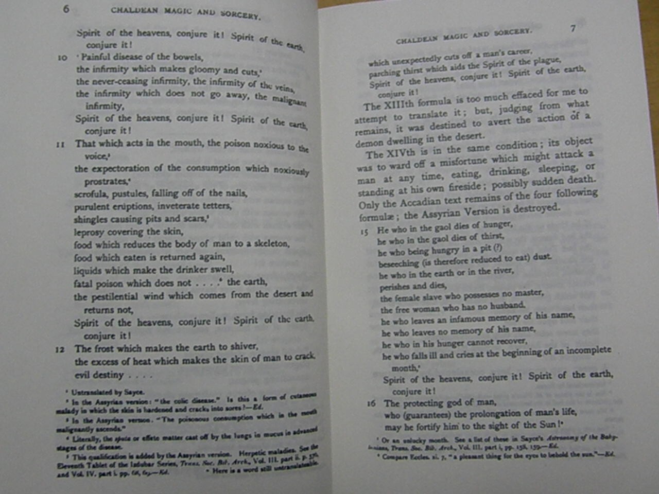 Chaldean Magic – Lenormant OCCULT BABYLONIAN DEMONOLOGY WITCHCRAFT LEGEND MYTH
