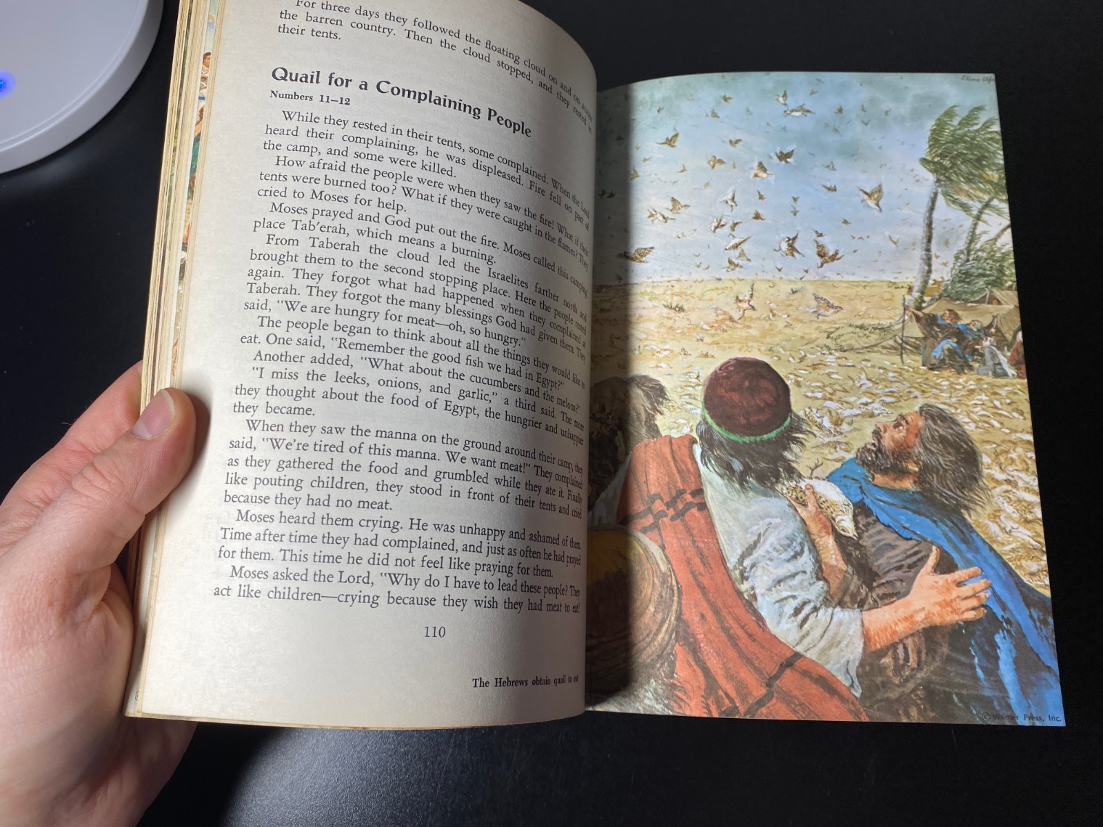 Egermeier’s Bible Story Book (1969) Warner Press Hardcover Illustrated