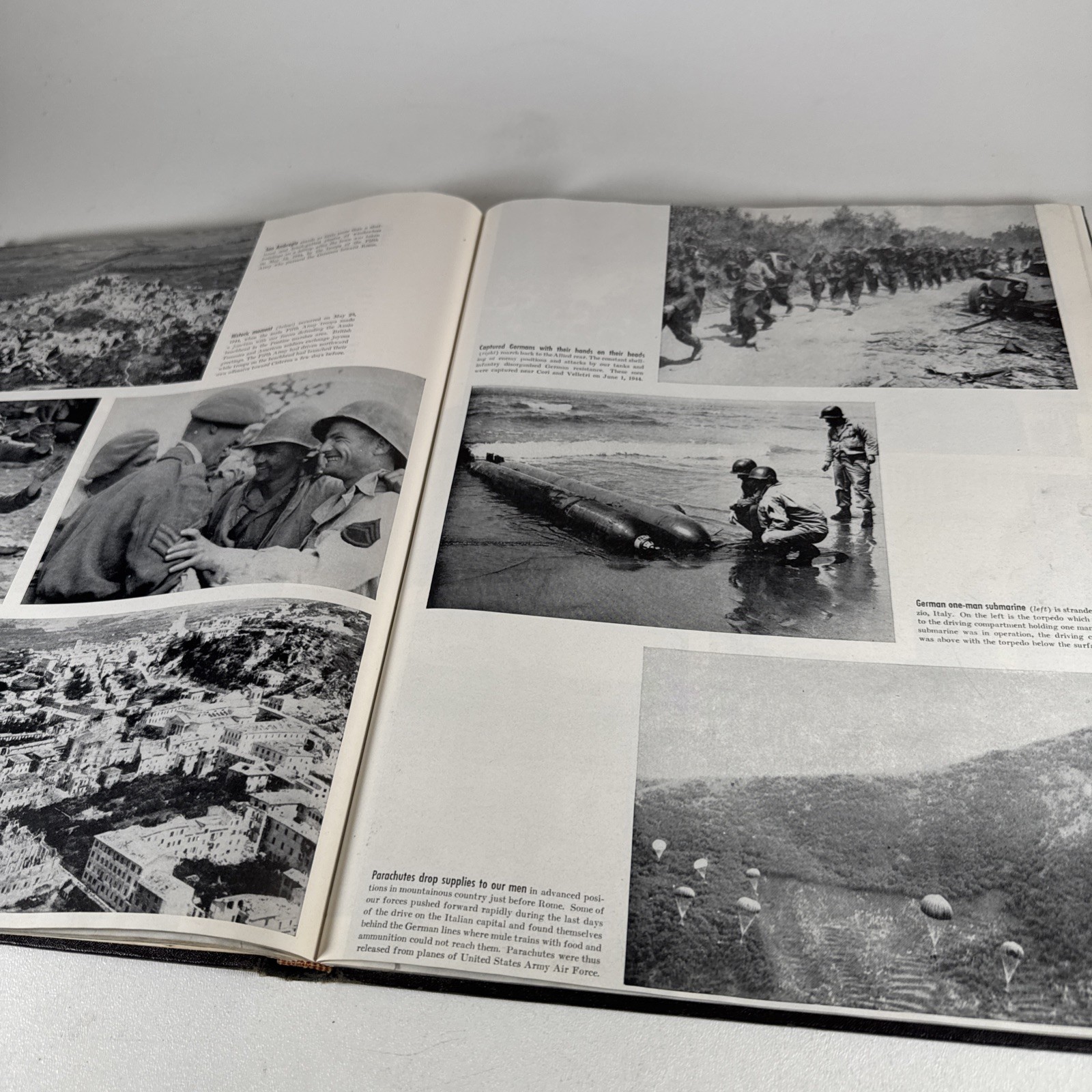 Collier’s Photographic History of World War II – Large-Size 1946 Hardcover