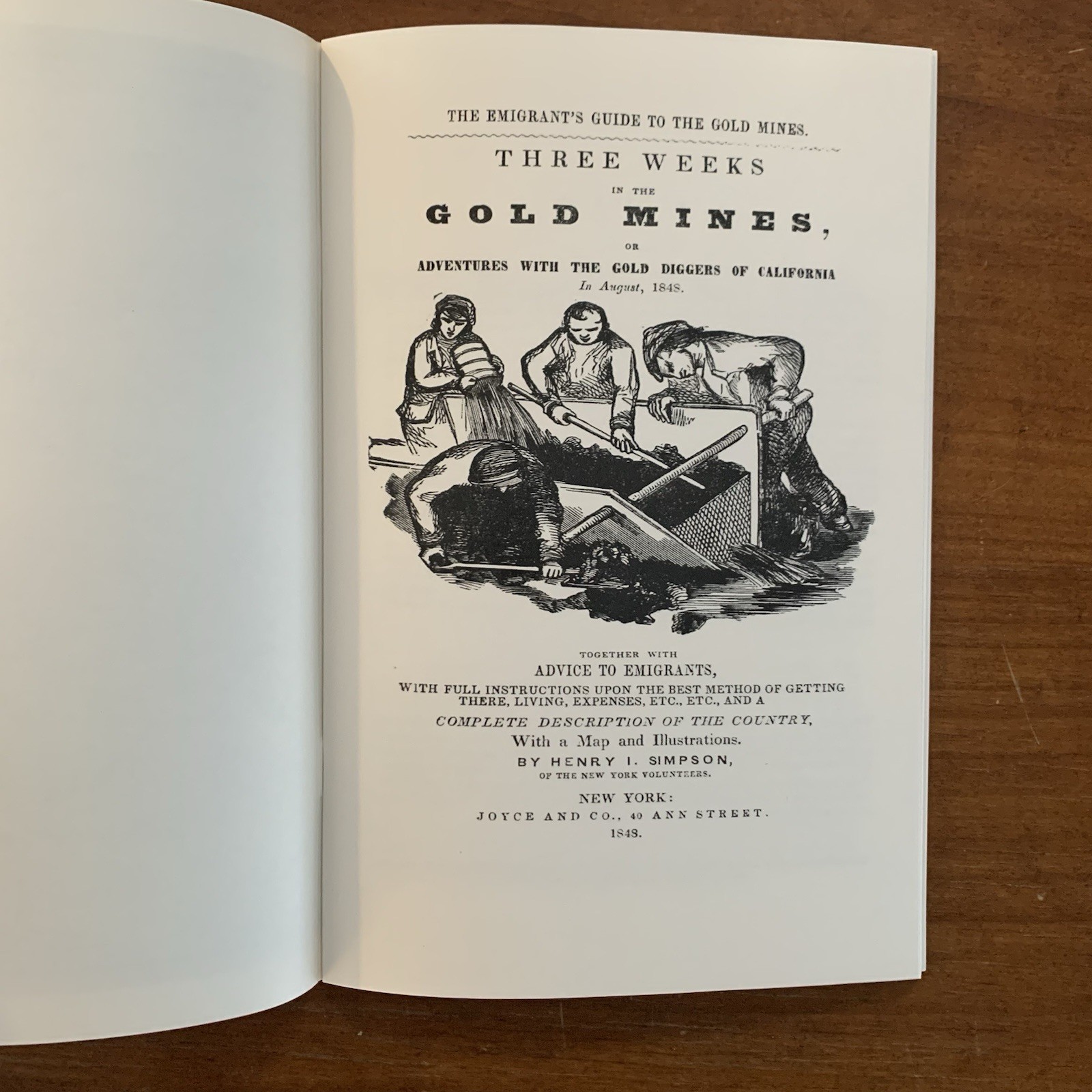 1848 Three Weeks in the Gold Mines / Adventures with Gold Diggers of California