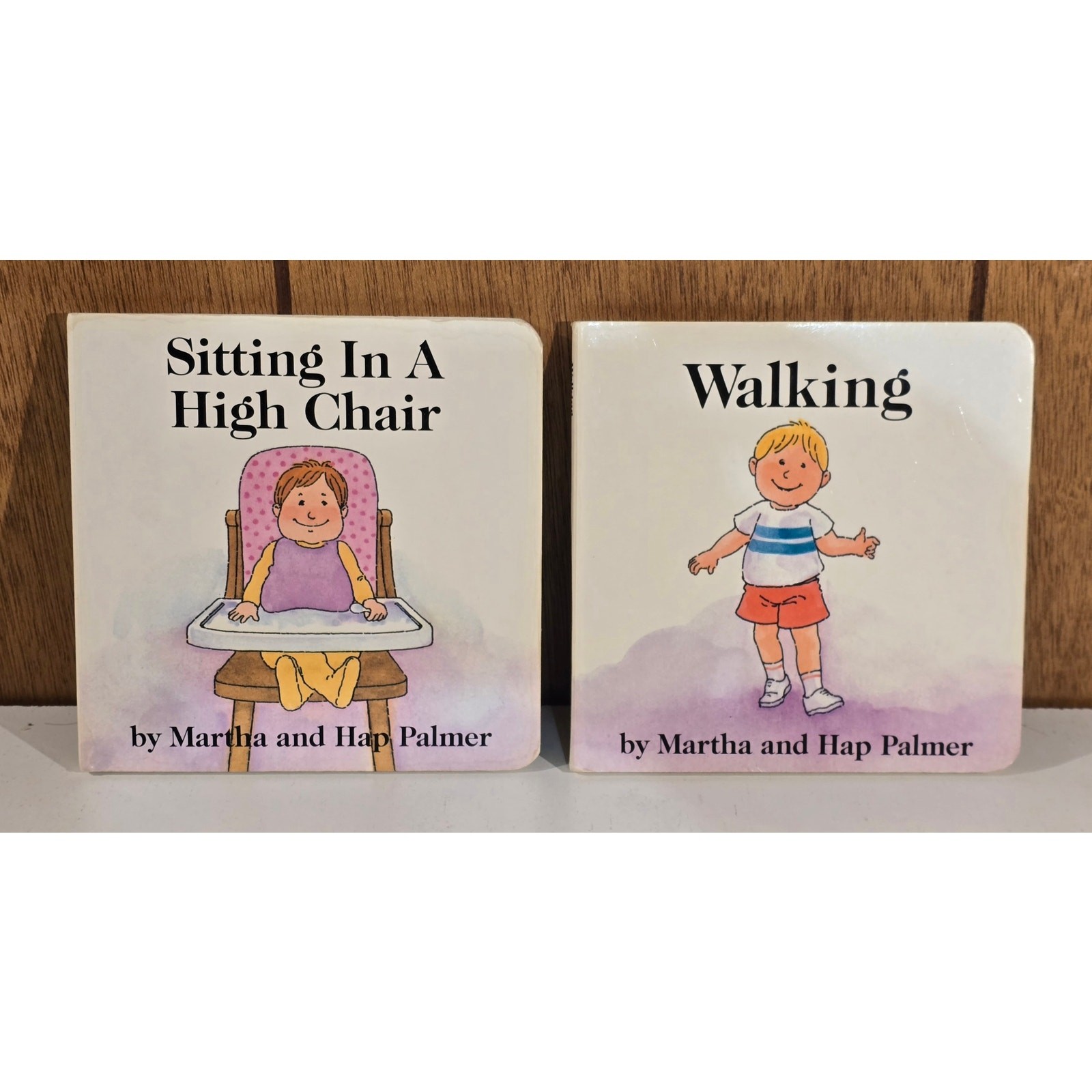 Baby Song Board Book Lot Walking Sitting In A High Chair Martha Hap Palmer 1987