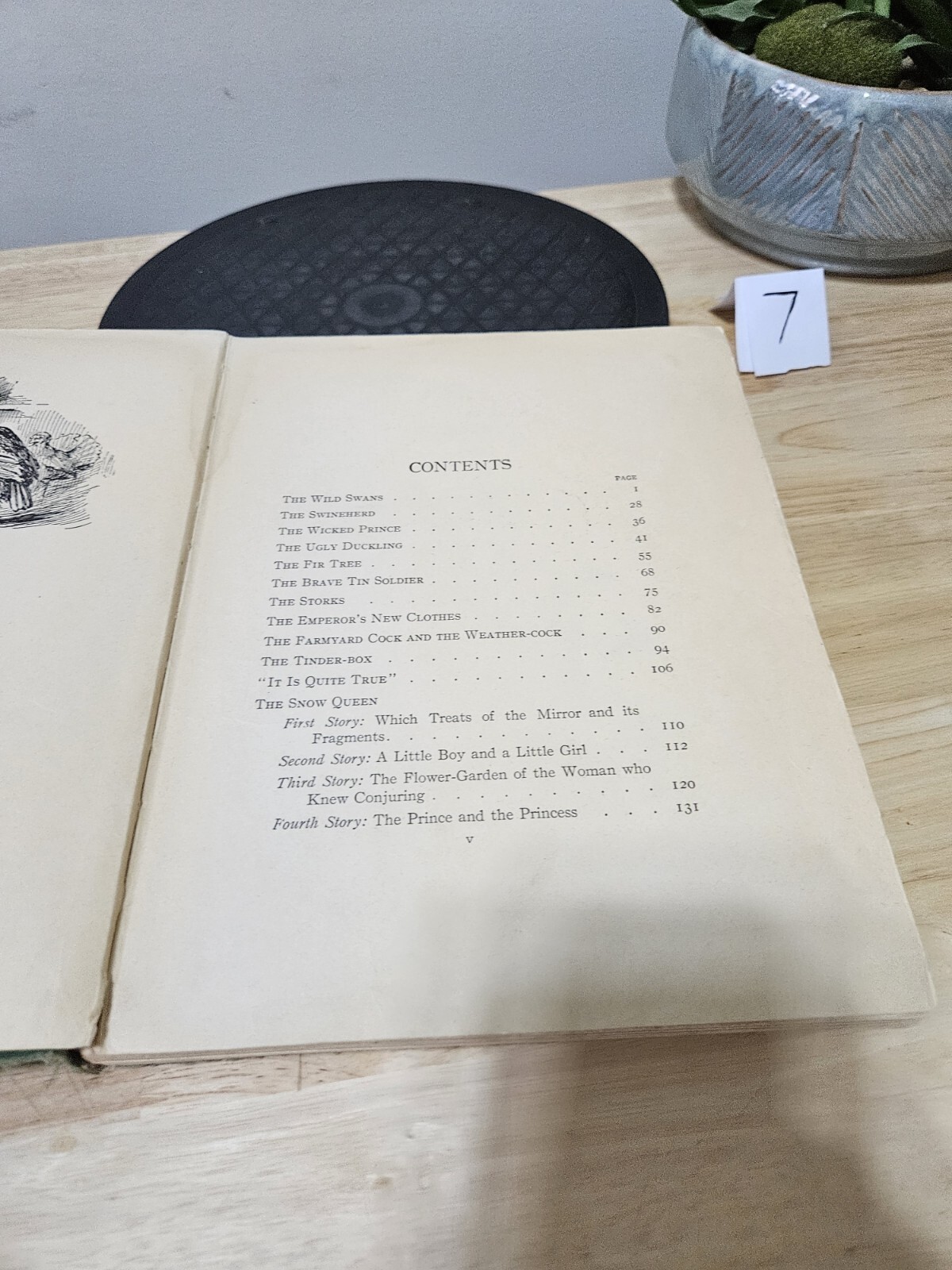 Anderson’s Fairy Tales 1929 Hardcover Book WITH MARKS AS SEEN FLAW BIND