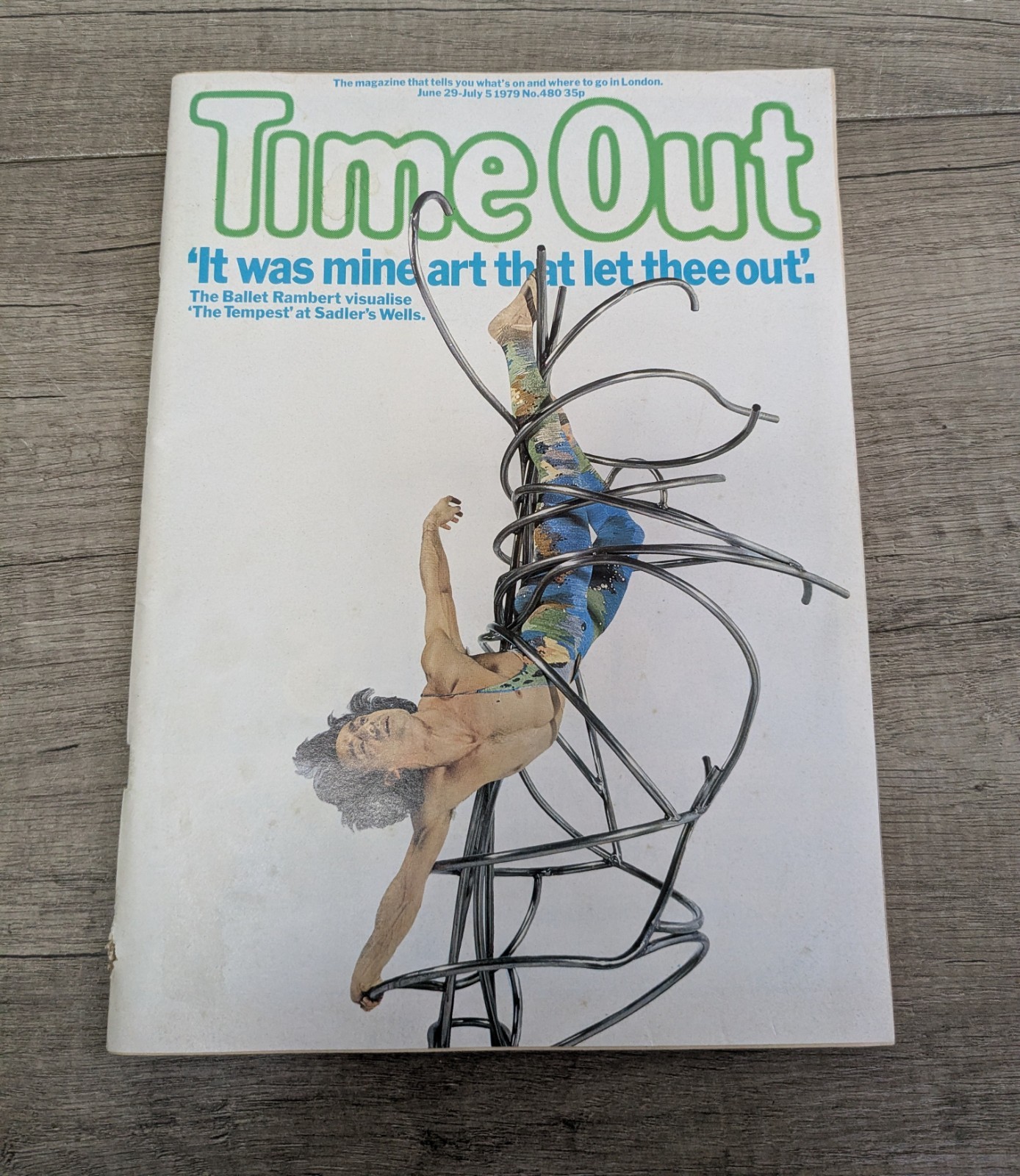 Time Out issue No 480 June 29-July 5 1979 ‘ The Tempest ‘ At Sadlers Wells