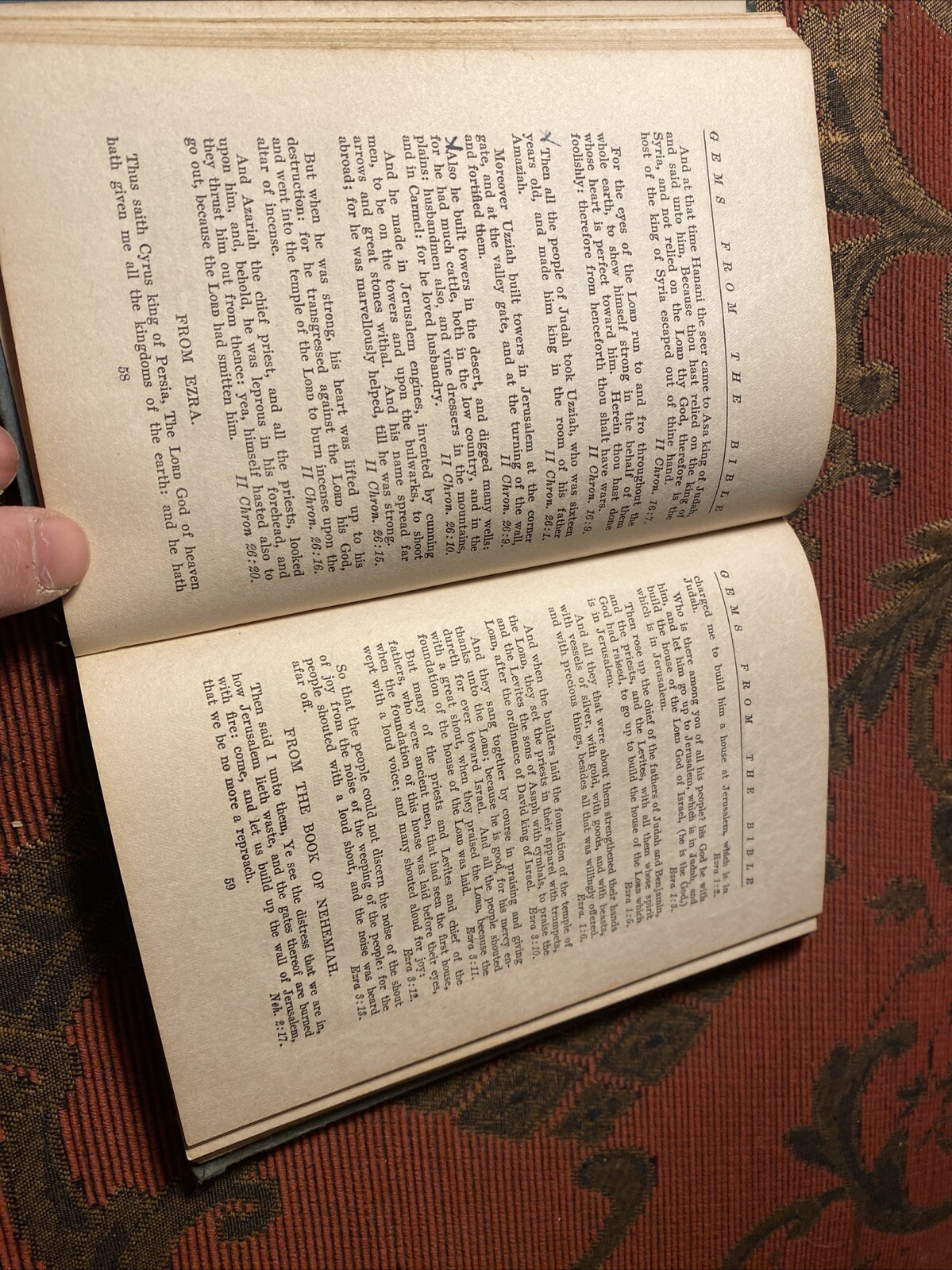 Gems From The Bible by The Christian Herald Hardcover 1915