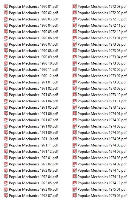 POPULAR MECHANICS 1970S MAGAZINE 120 Select Issue Collection On USB Thumb Drive
