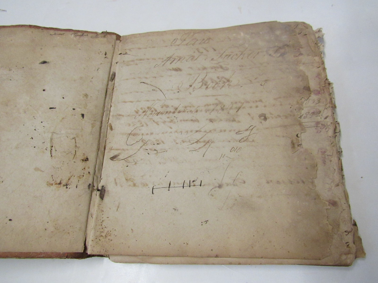 Manuscript Account Book of Amos Tucker, Buckfield, Maine 1823-1843