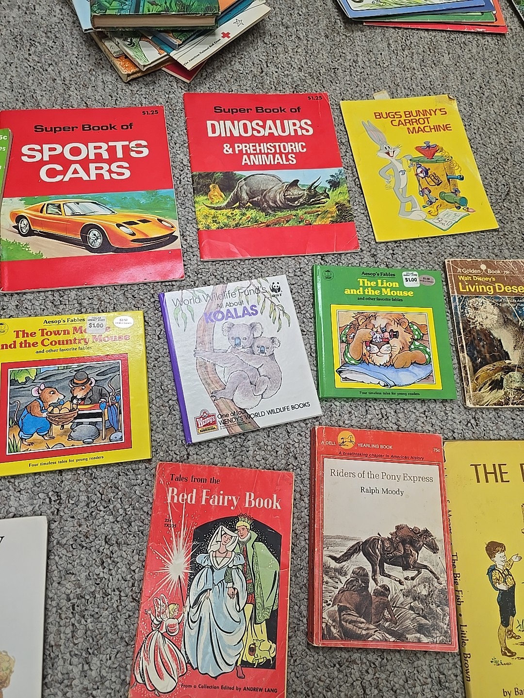 Lot of 19 Vintage Mixed Authors Paperback & Hardcover Children’s Story Books