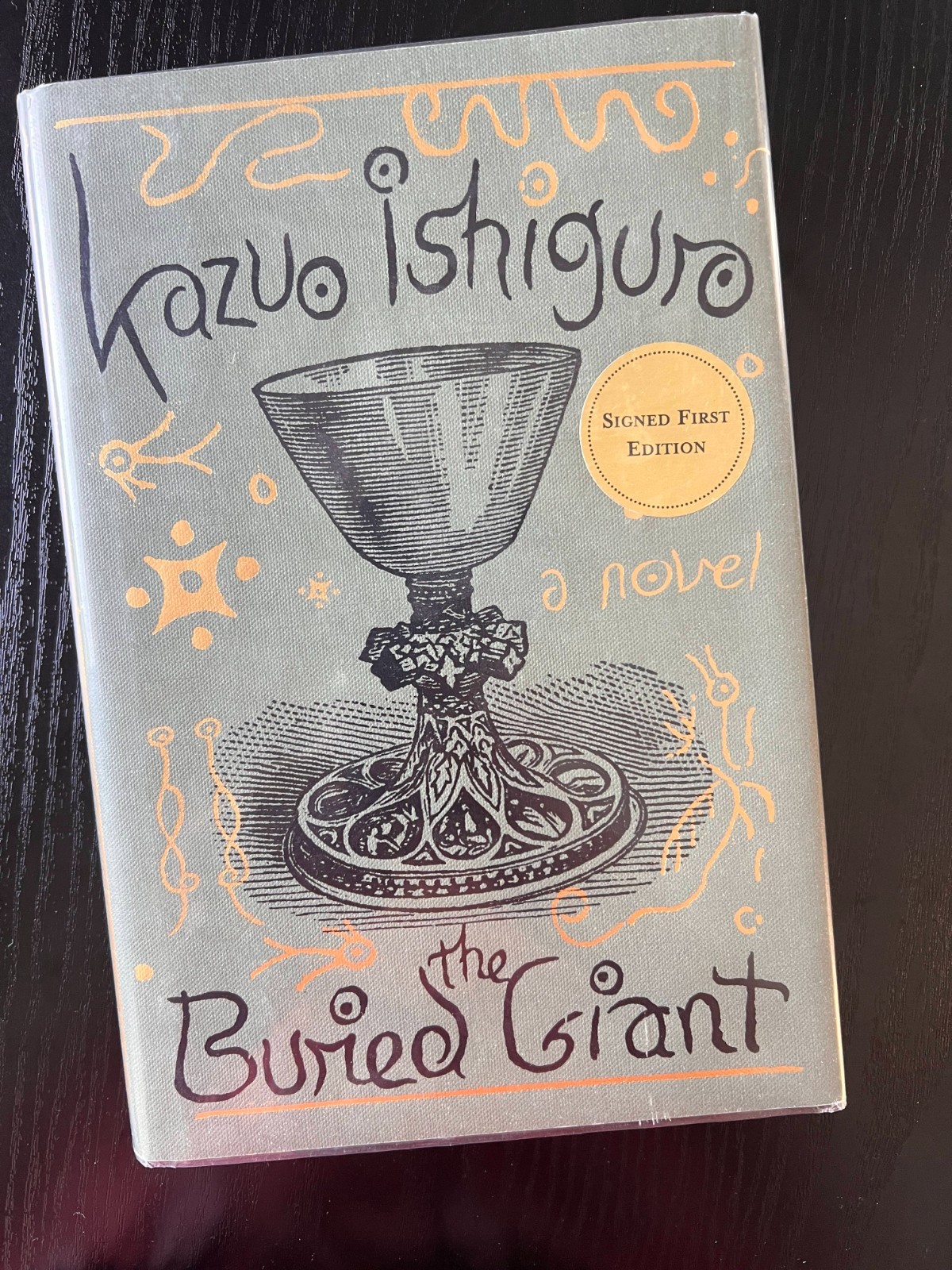 THE BURIED GIANT Kazuo Ishiguro Signed First Edition Hardcover (2015, Knopf) in