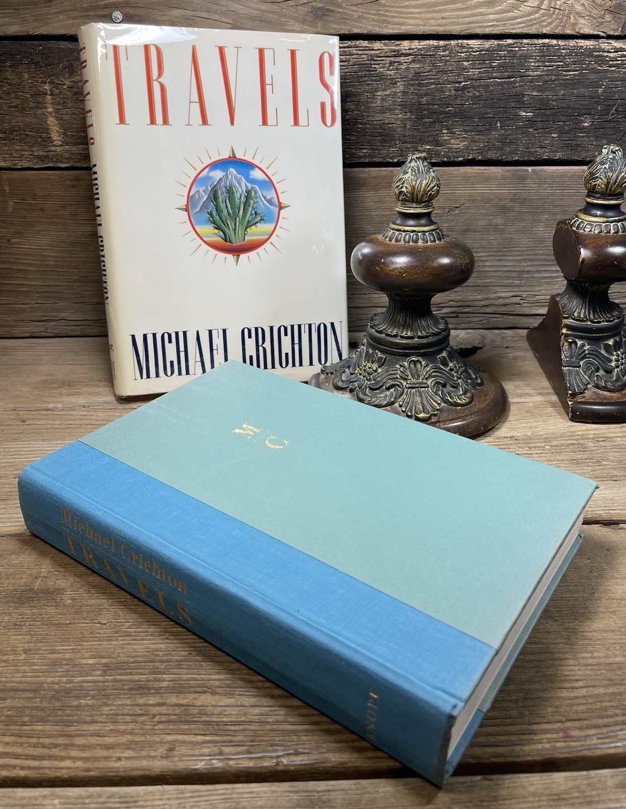 Crichton, Michael, TRAVELS, First Edition 1988 Fast Ship
