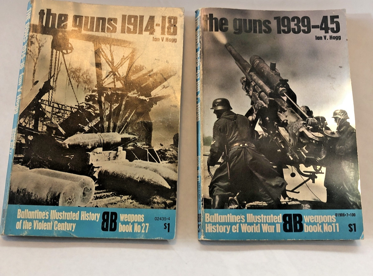 Ballantine’s Illust. History WWII Weapons No 11 & 27 The Guns 1914-18 & 1939-45