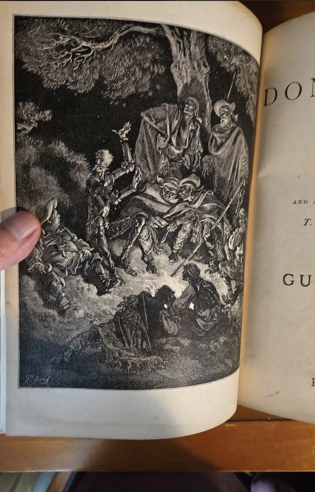 Cervantes History of Don Quixote Illustrated Gustave Doré Hardcover