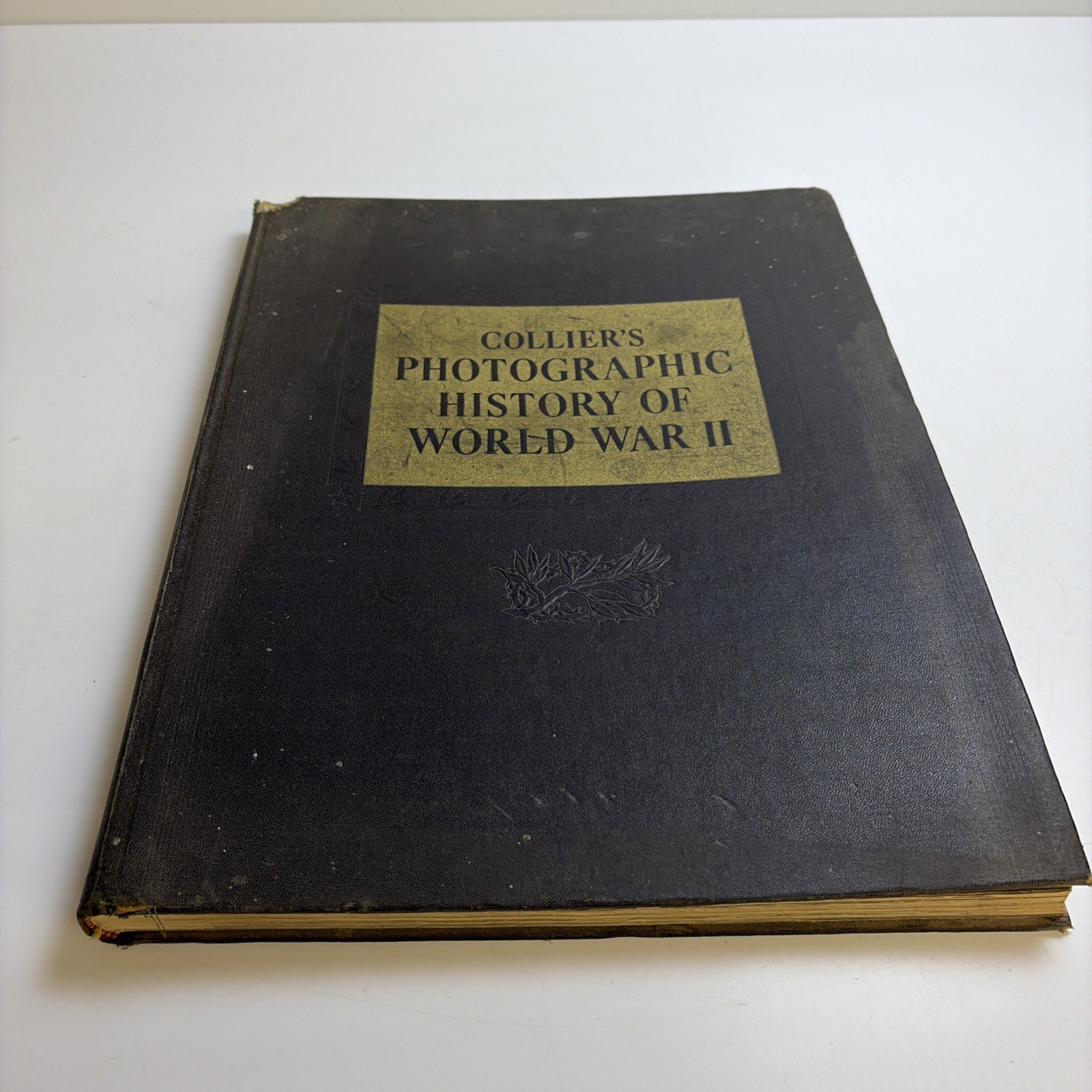 Vintage Collier’s Photographic History of World War II Hardcover Photo Book