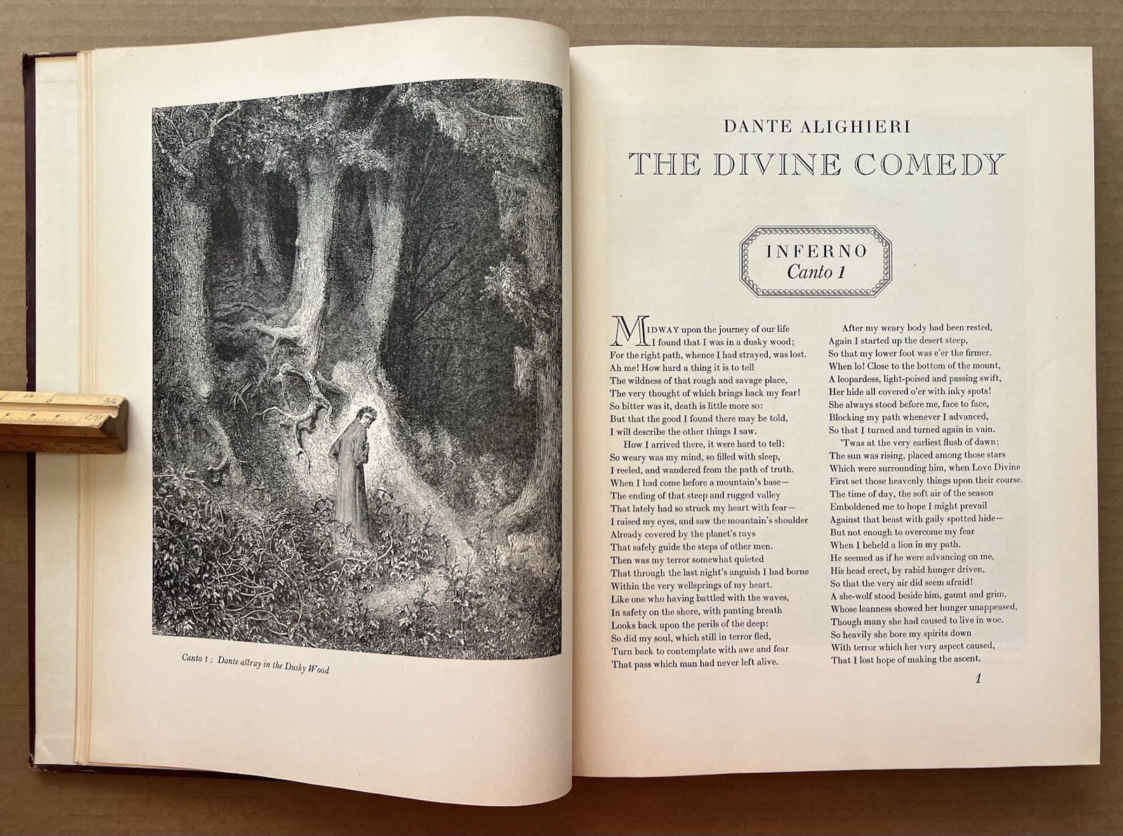 The Divine Comedy Dante Alighieri 1948 Pantheon HC • Doré Illustrations
