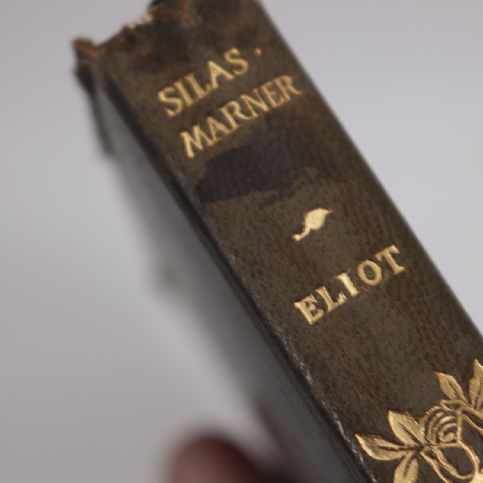 Nelson New Century Silas Mariner George Elliot Leather Bound Book Antique