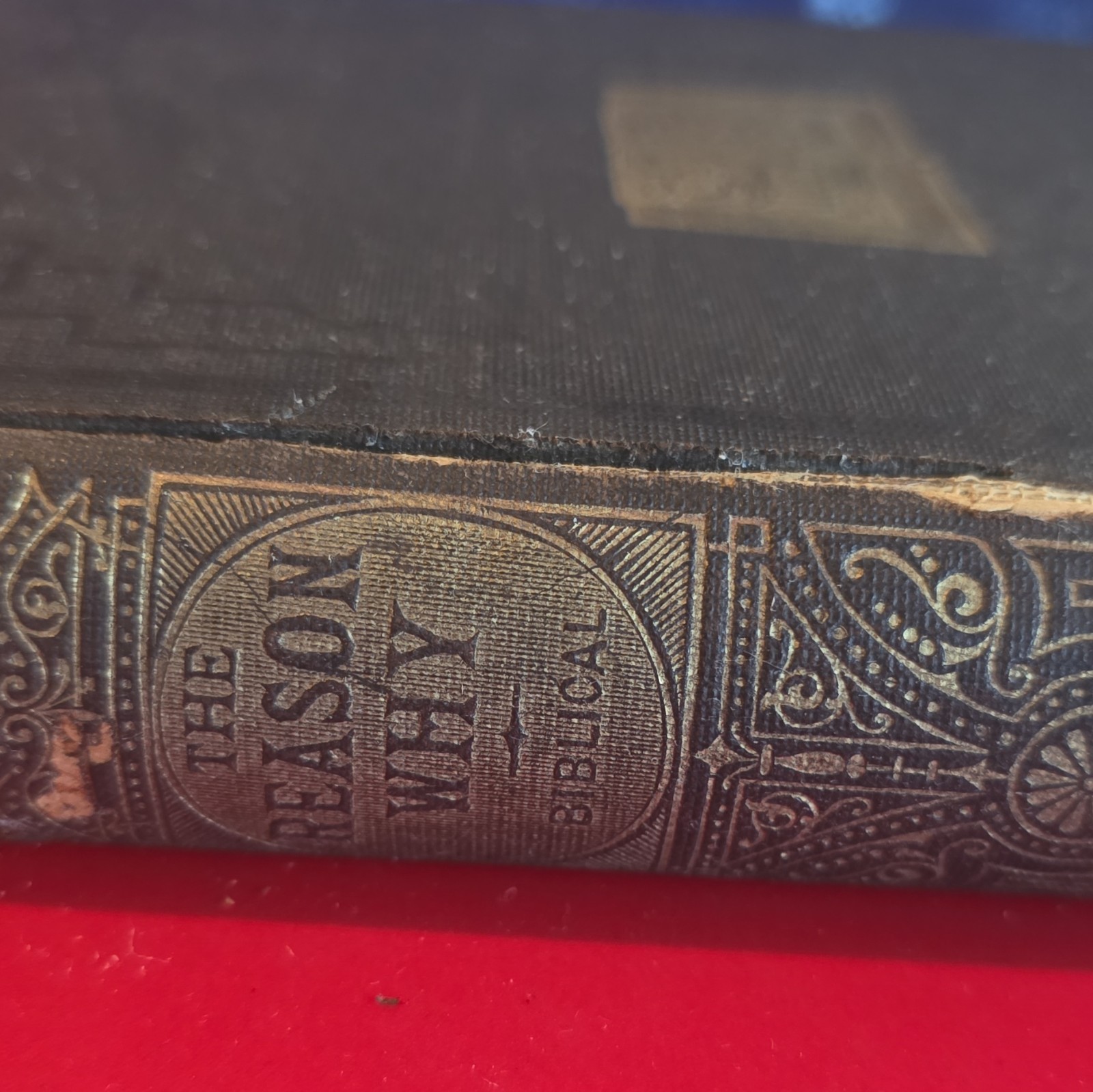 1859 Biblical Reason Why Family Guide Scripture Reading HC Illustrated Antique