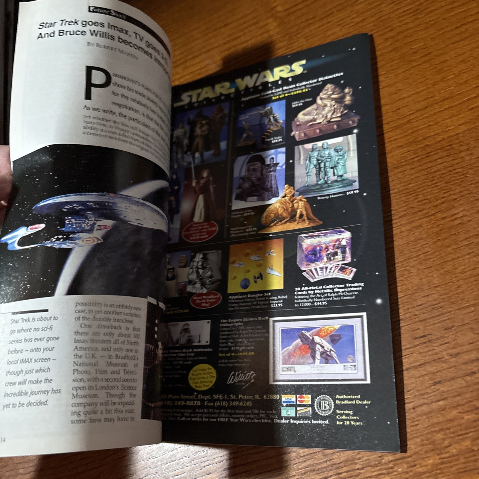 VTG Sci-Fi Channel Entertainment Magazine: Jurassic Park Lost World Batman Robin