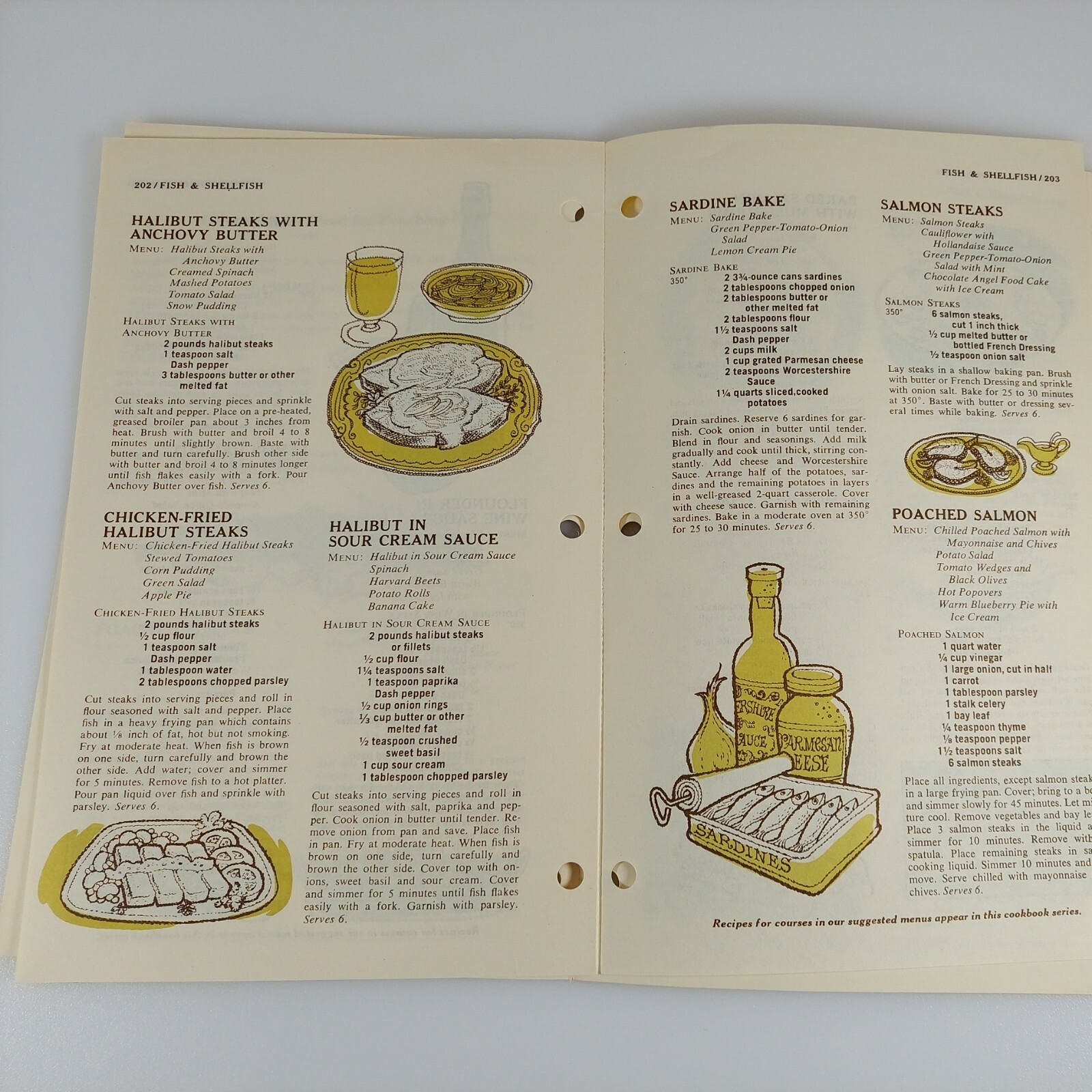 Vintage The Complete Family Cookbook Section 7 Fish & Shellfish Pages 193-224