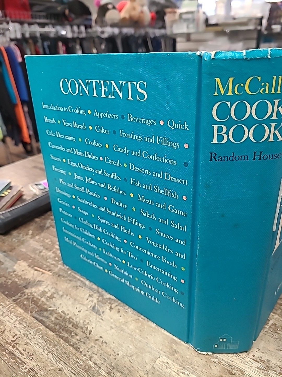 McCall’s Cook Book HC 1963 1st Edition 1st Printing Turquoise Blue Cover Vintage