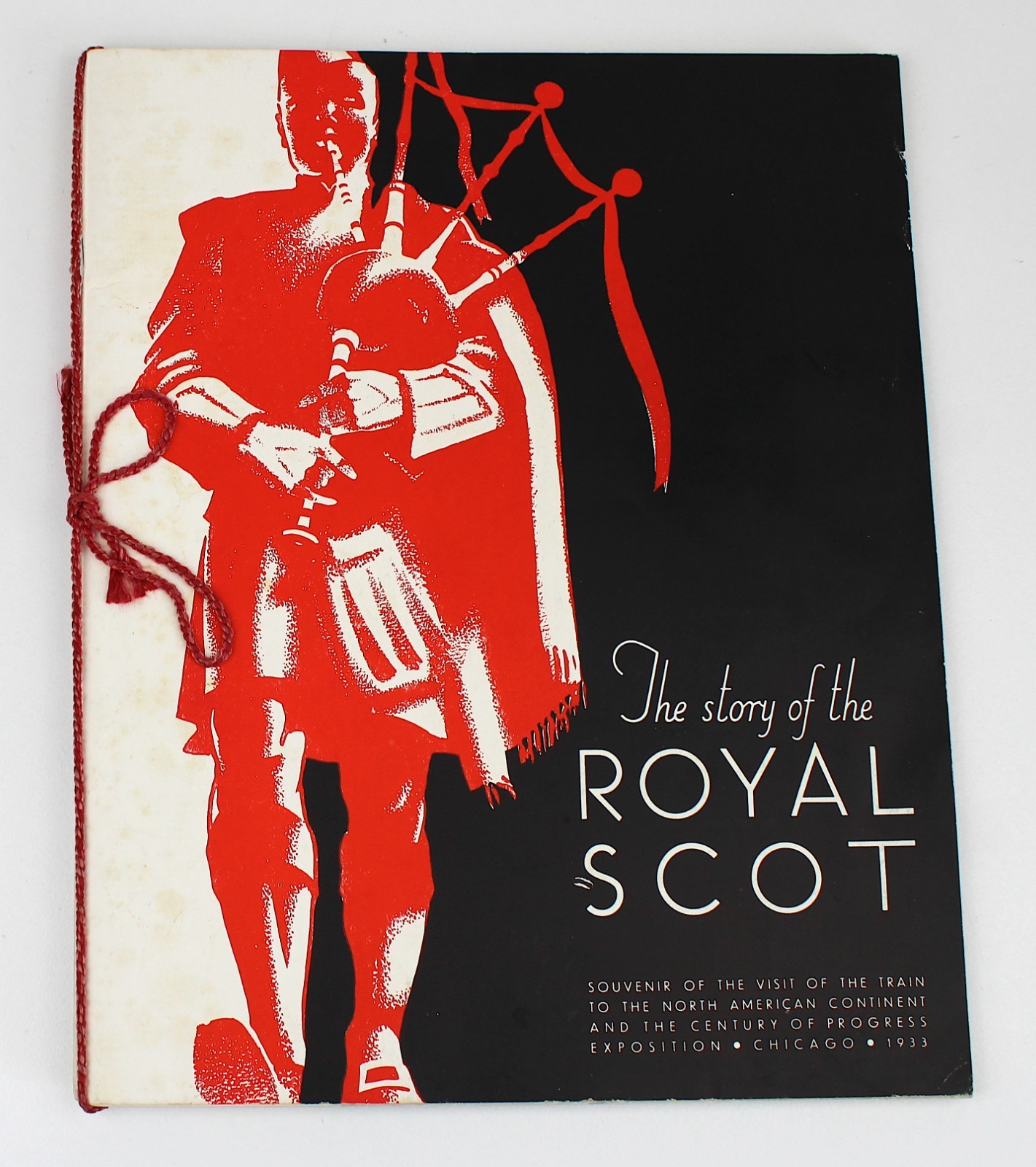 Story of the ROYAL SCOT Train Locomotives Railways Souvenir Chicago Expo 1933