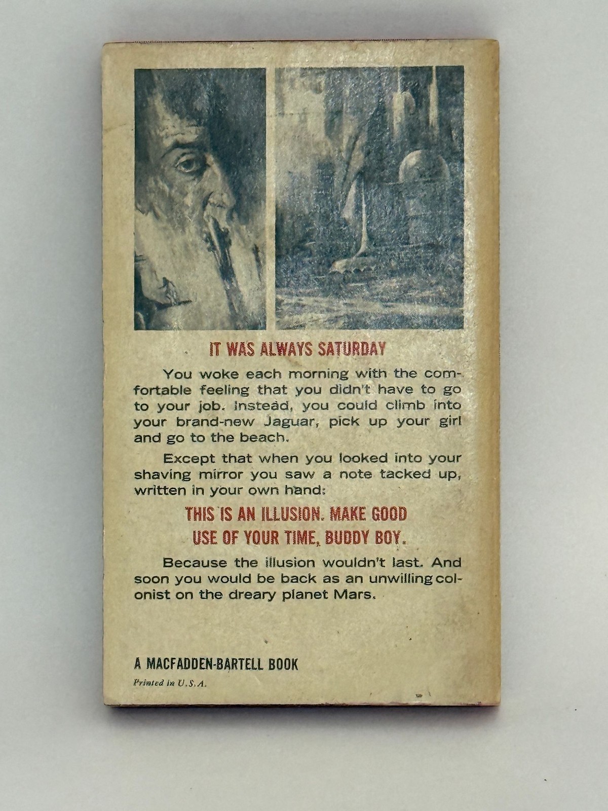 Philip K Dick The Three Stigmata of Palmer Eldritch Paperback Vintage 60c SciFi