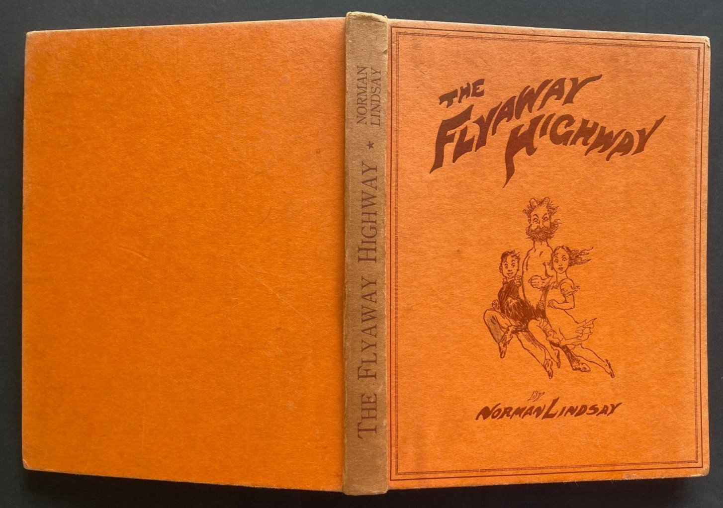1936 1st THE FLYAWAY HIGHWAY Norman Lindsay w 62 illusts FREE EXPRESS W/WIDE