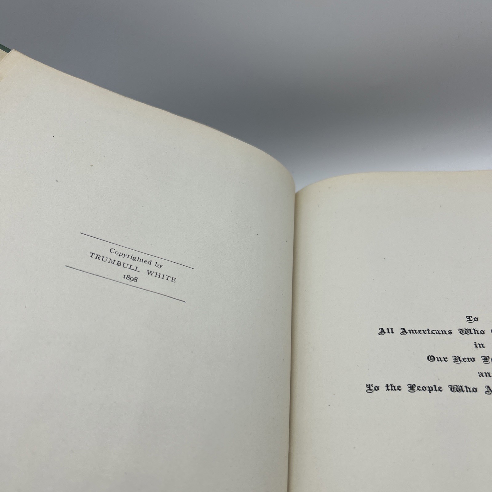 1898 Antique History Book “Our New Possessions: Puerto Rico, Hawaii, etc” Illus.