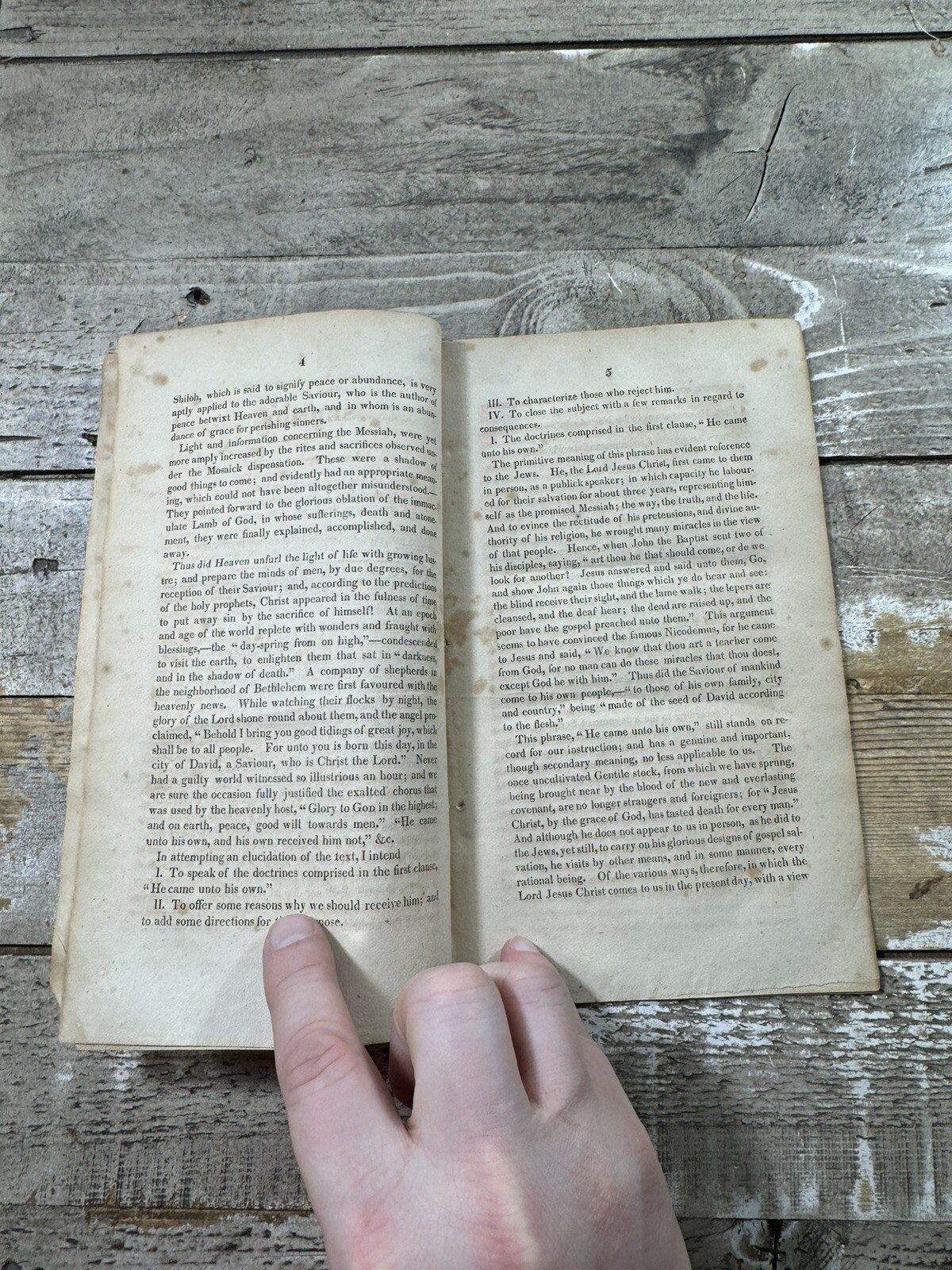 1828 Antique Religious Sermon “Substance of a Sermon in Cincinnati” Wright