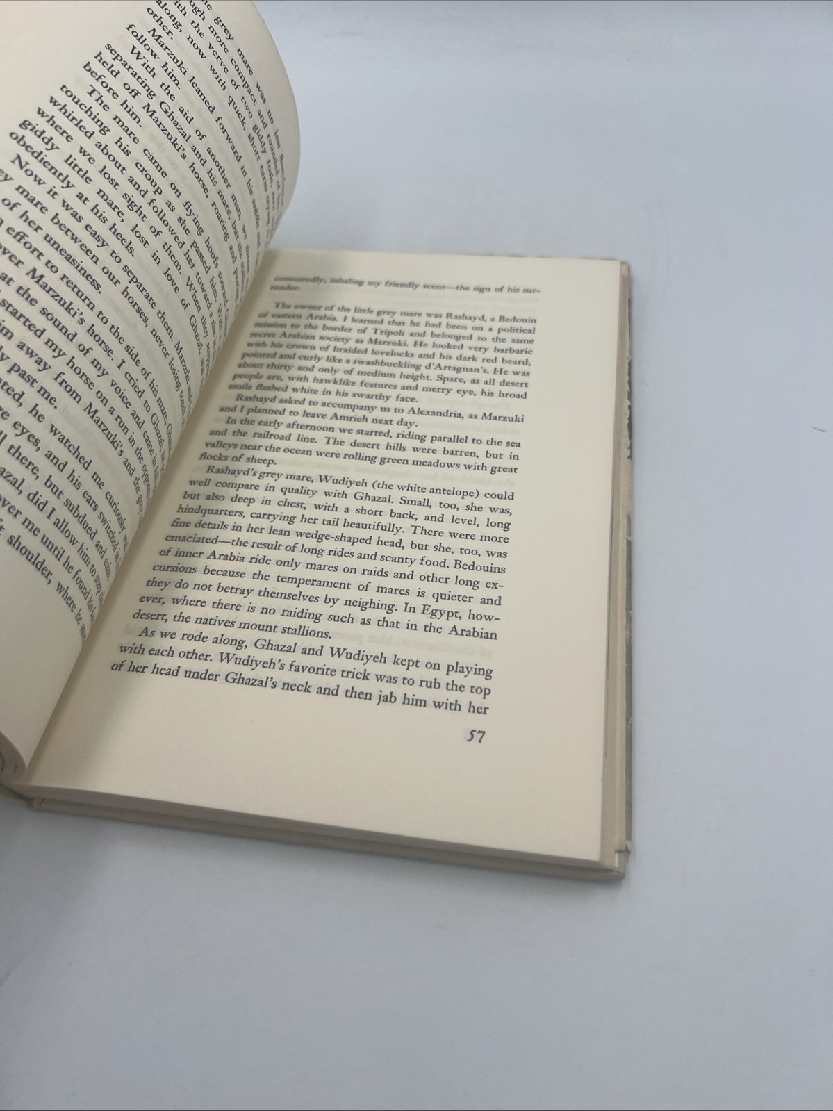 Drinkers of the Wind, Carl Raswan, 1942 Fourth Printing 1966, HC/DJ