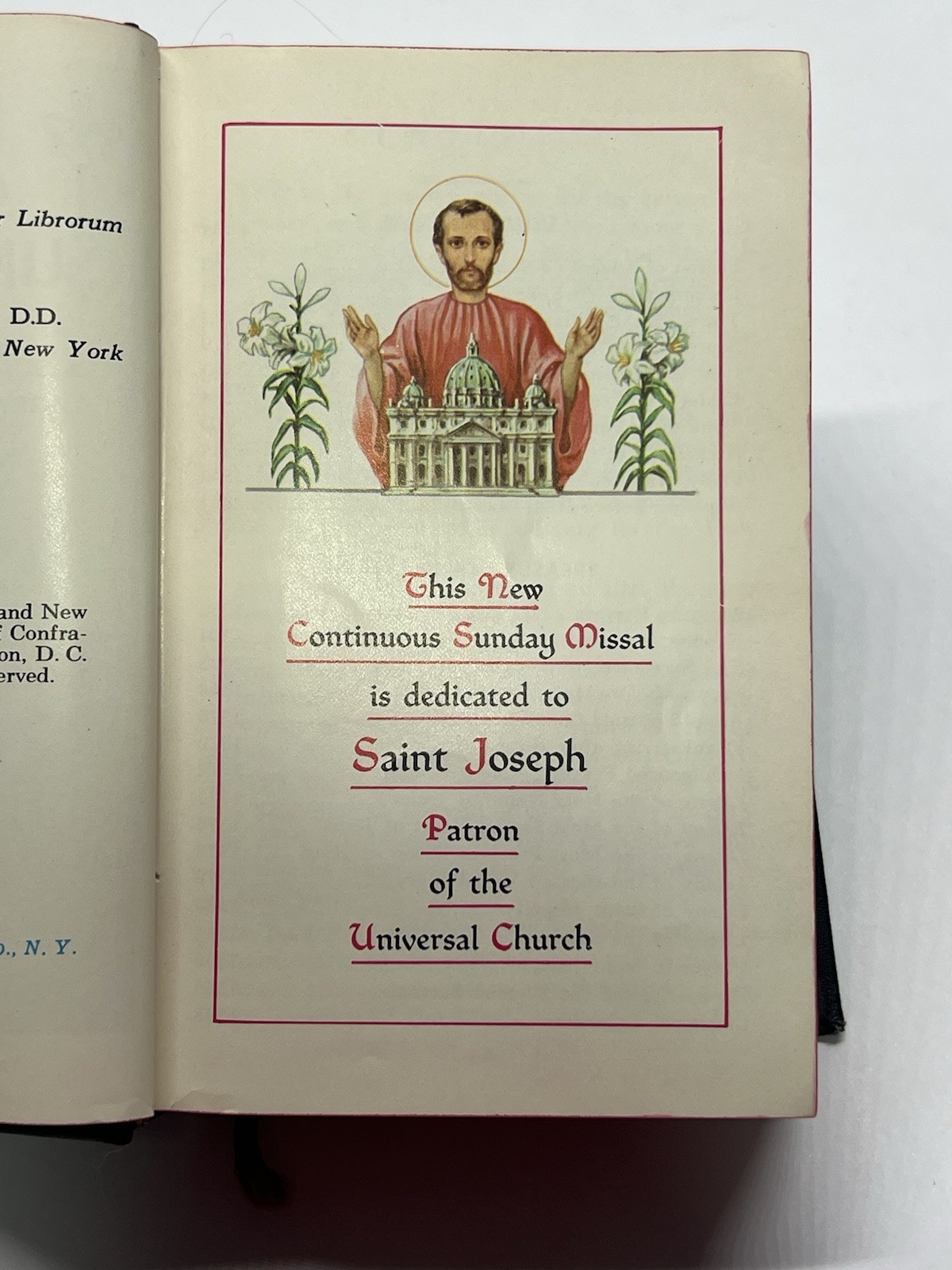 St. Joseph Continuous Sunday Missal 1961 Latin / English Confraternity Version
