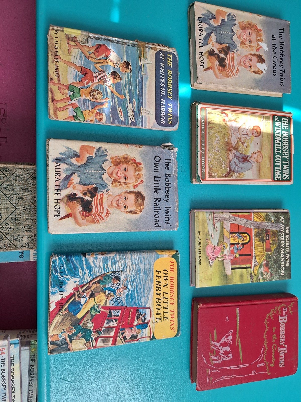 Vintage Lot of 21 Bobbsey Twin Books, 12 First Editions, All Hardcovers
