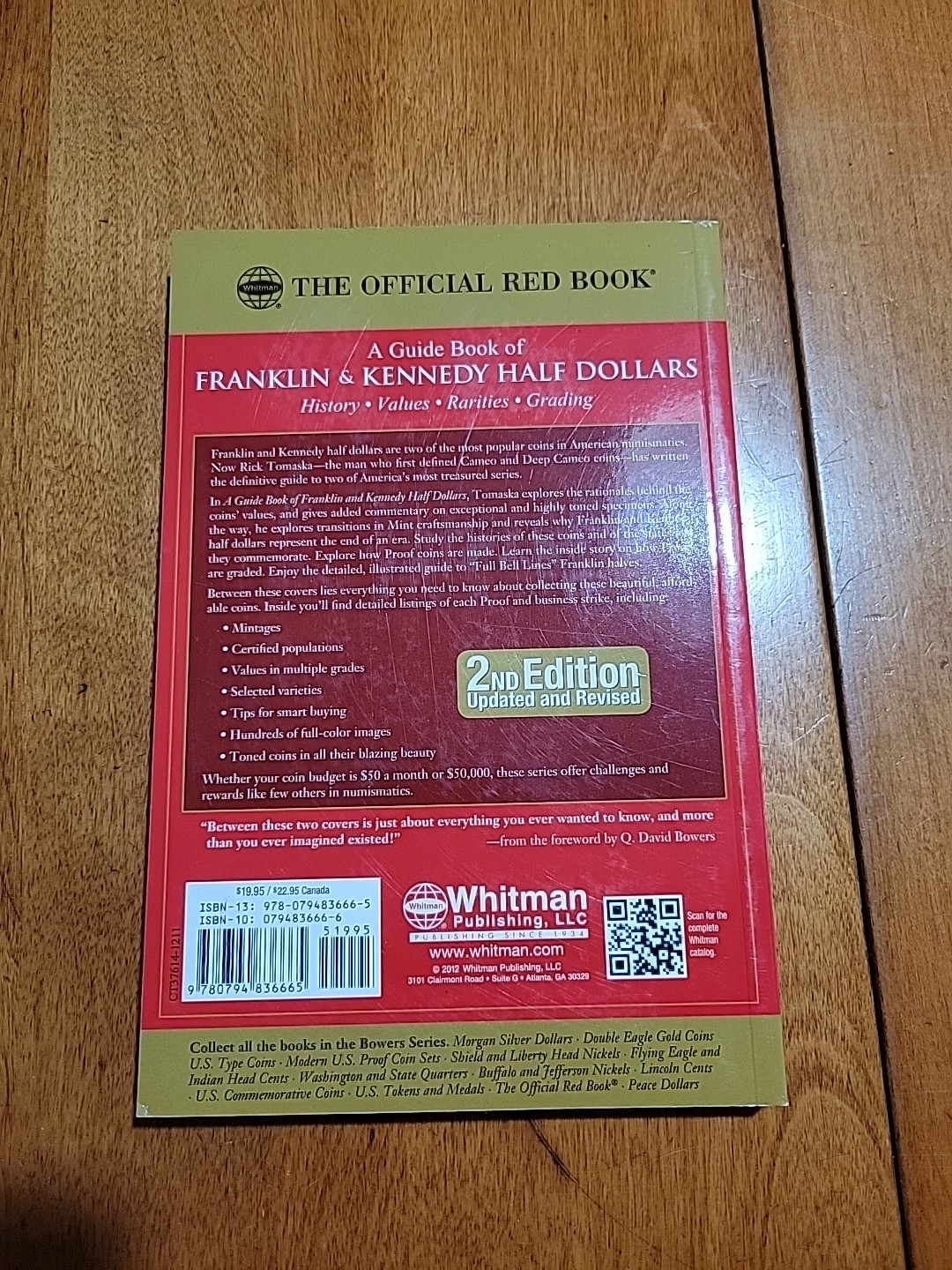 Guide Book Of Franklin And Kennedy Half Dollars Second Edition By Rick Tomaska