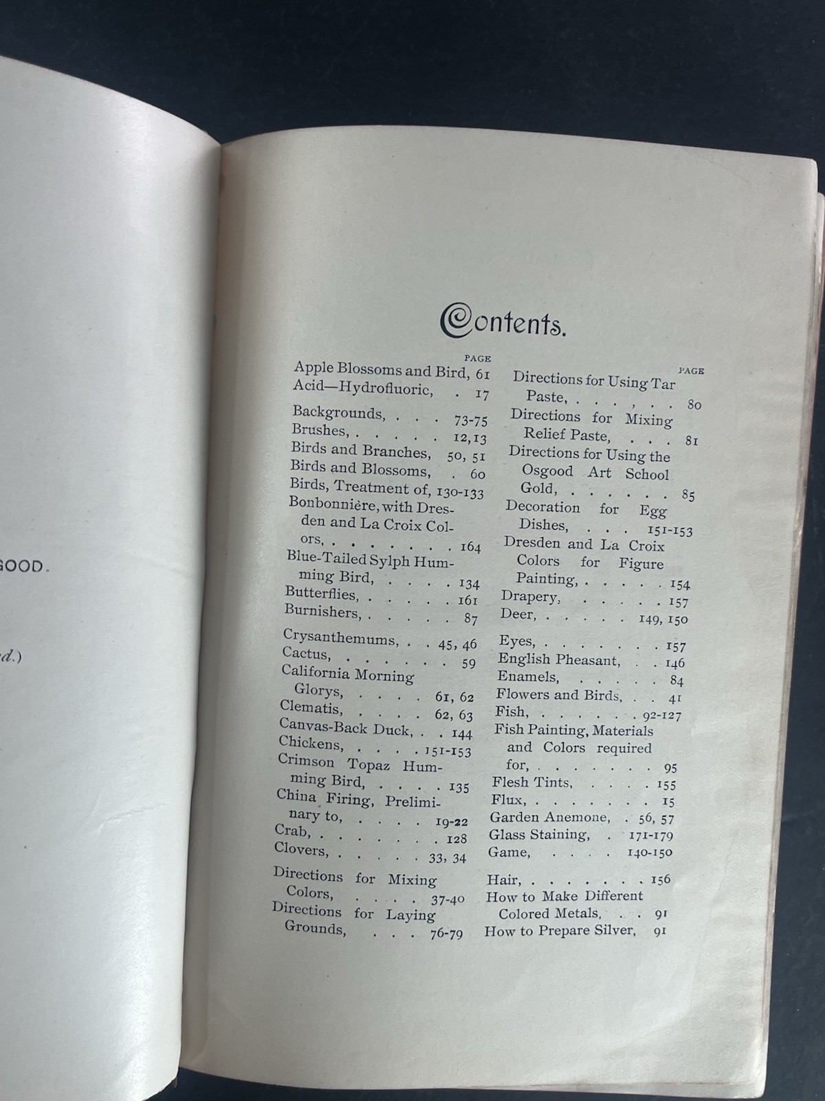 How to Apply Matt, Bronze, Dresden Colors & Gold to China ~ 1891 Antique Book